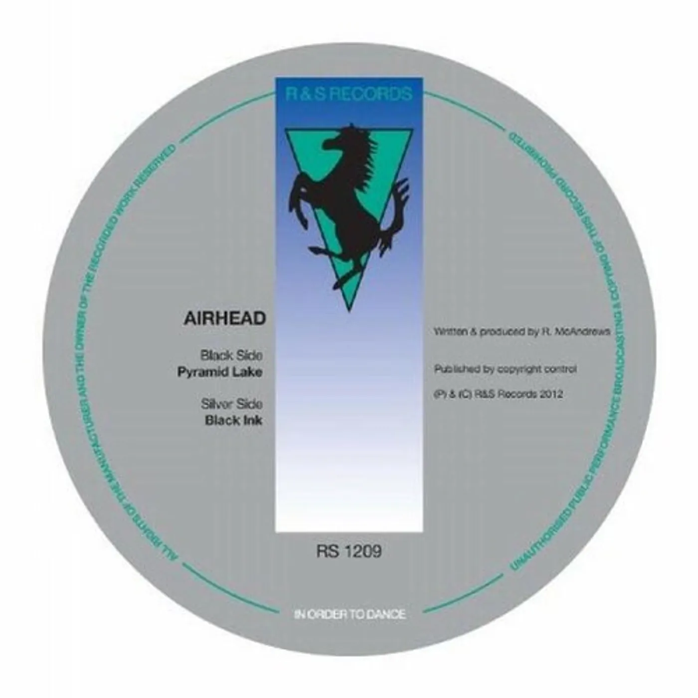 Airhead PYRAMID LAKE / BLACK INK Vinyl Record