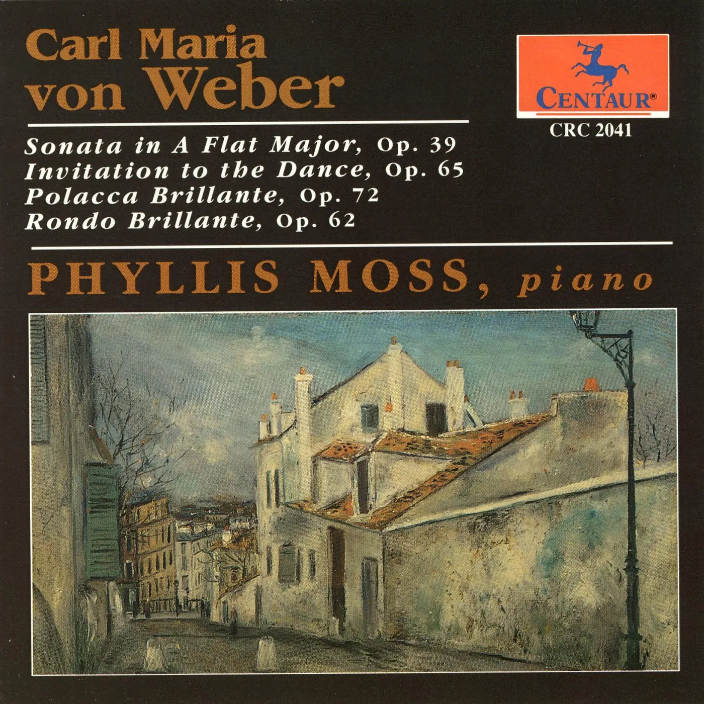 Carl Maria von Weber SONATA INVITATION TO THE DANC CD