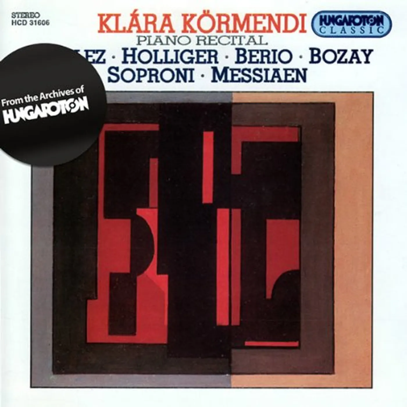 Klara Kormendi PIANO RECITAL CD