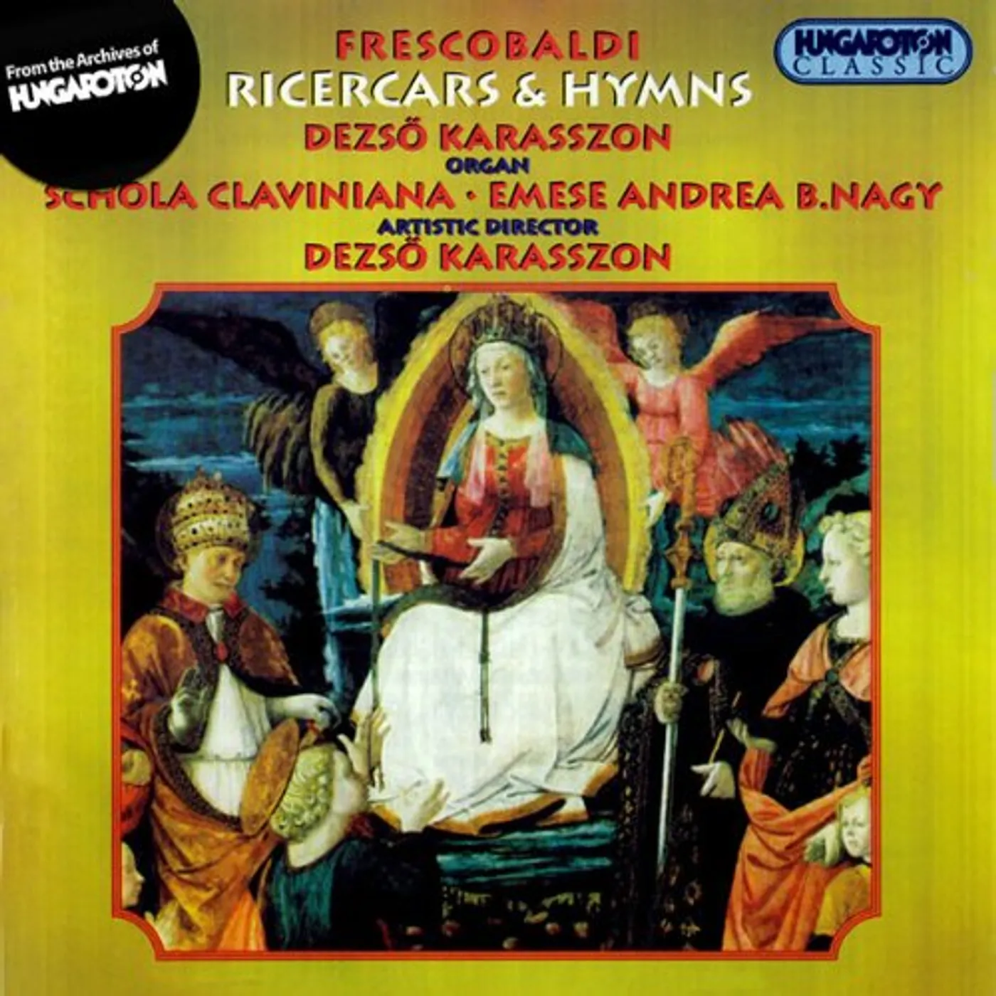 Girolamo Frescobaldi RICERCARS & HYMNS CD