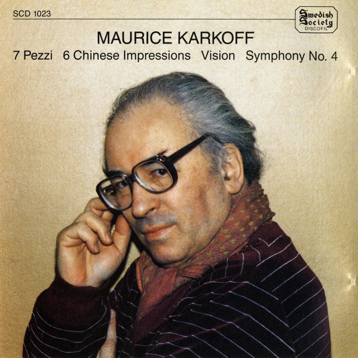 Maurice Karkoff SYMPHONY NO 4 7 PCS FOR ORCH CD