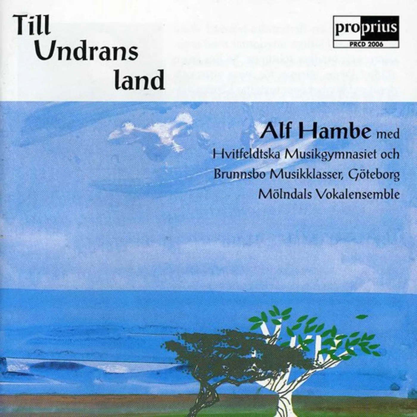 Alf Hambe TILL UNDRANS LAND CD