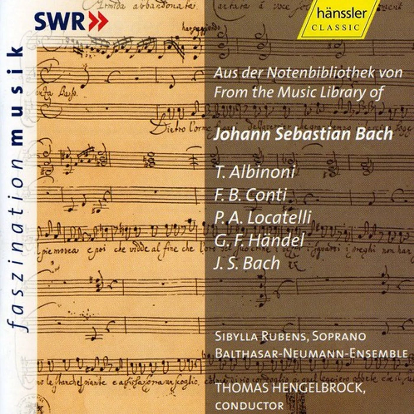 Thomas Hengelbrock FROM THE MUSIC LIBRARY OF JOHA CD