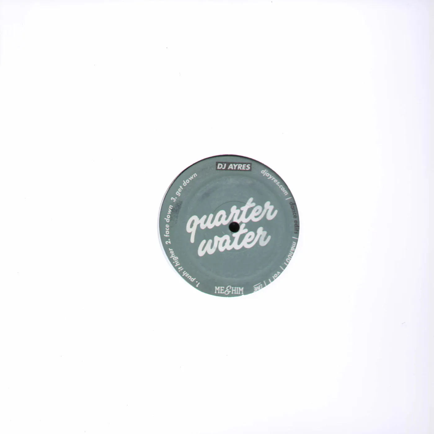 Dj Ayres / Matty C QUARTER WATER Vinyl Record