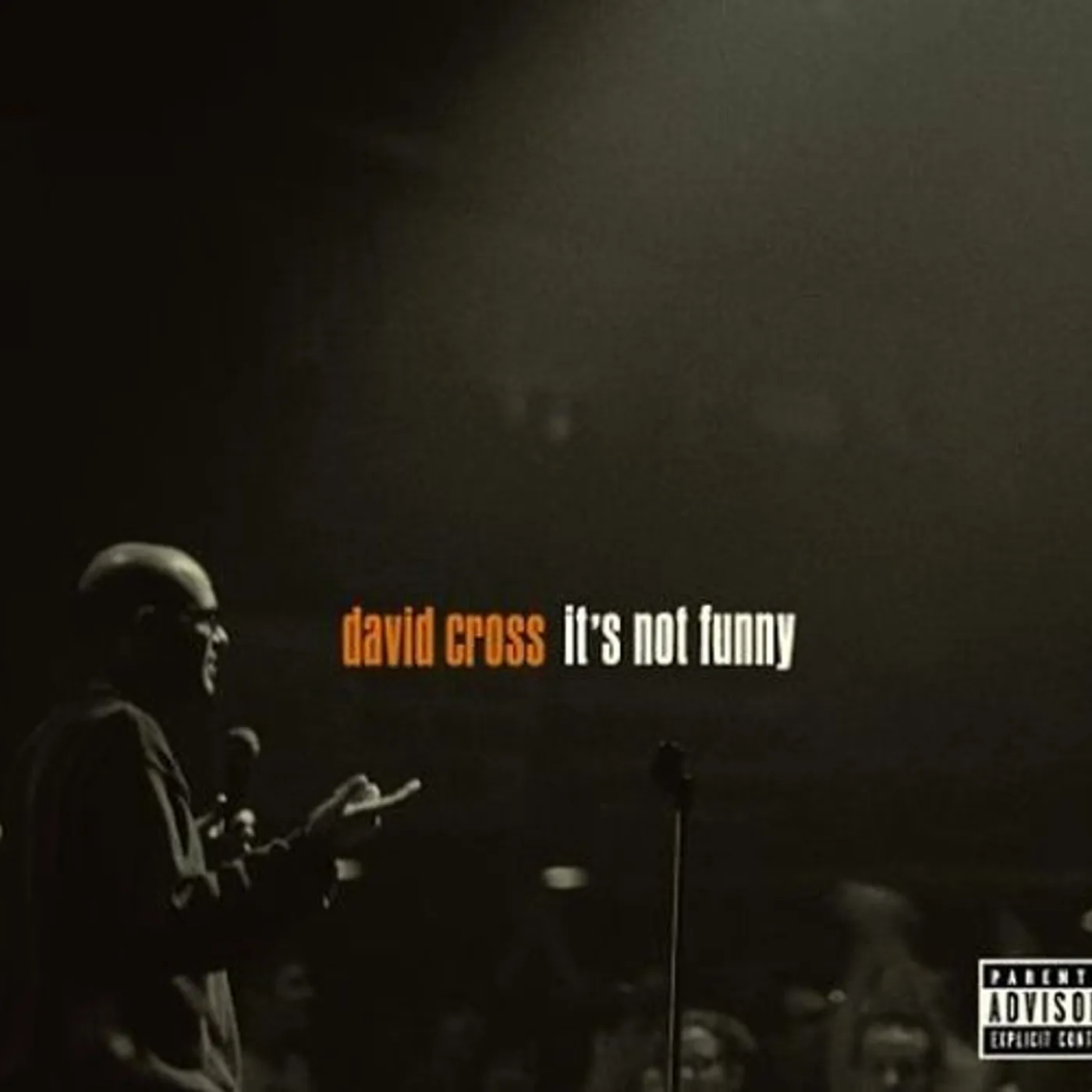 David Cross IT'S NOT FUNNY Vinyl Record