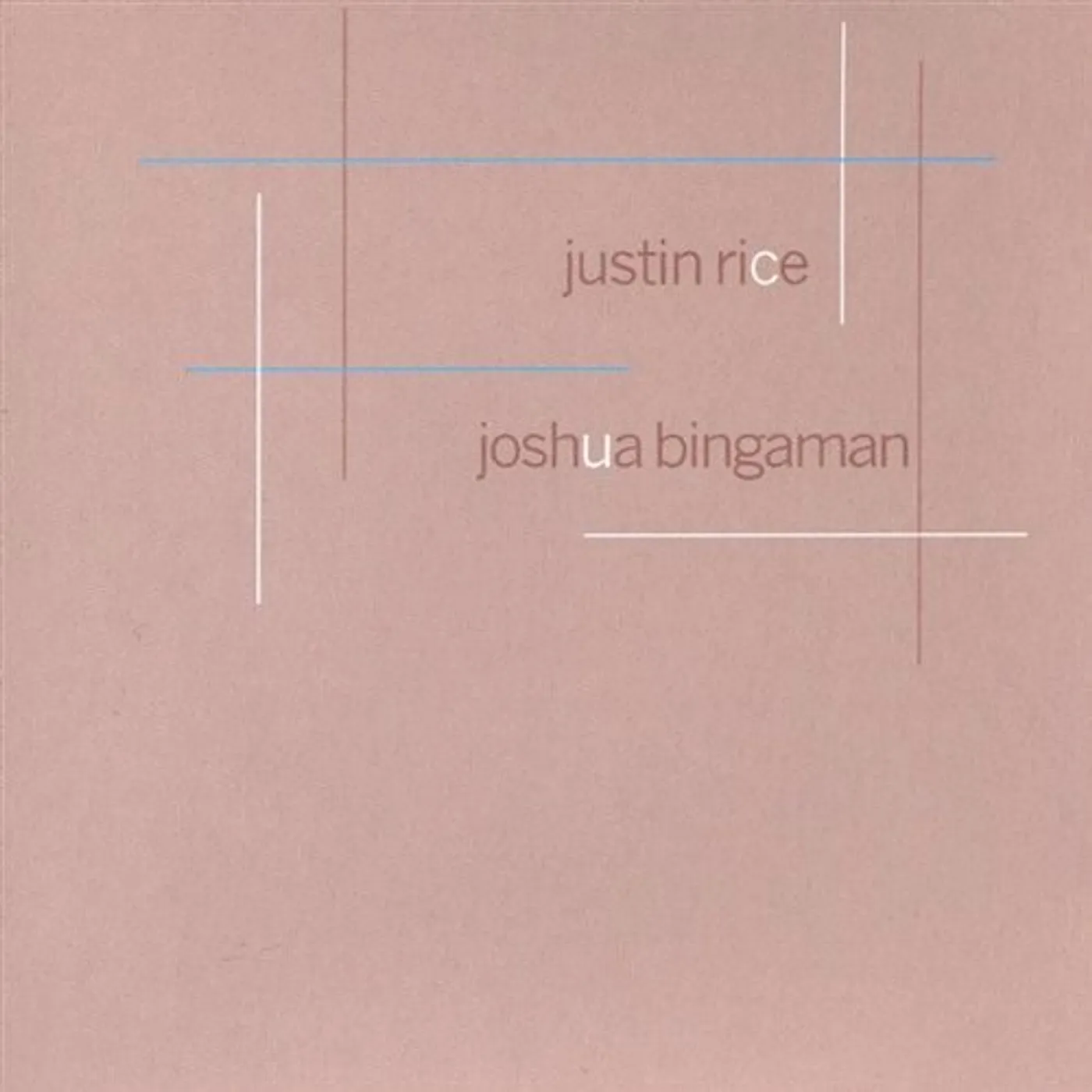Joshua Bingaman SPLIT WITH JUSTIN RICE CD