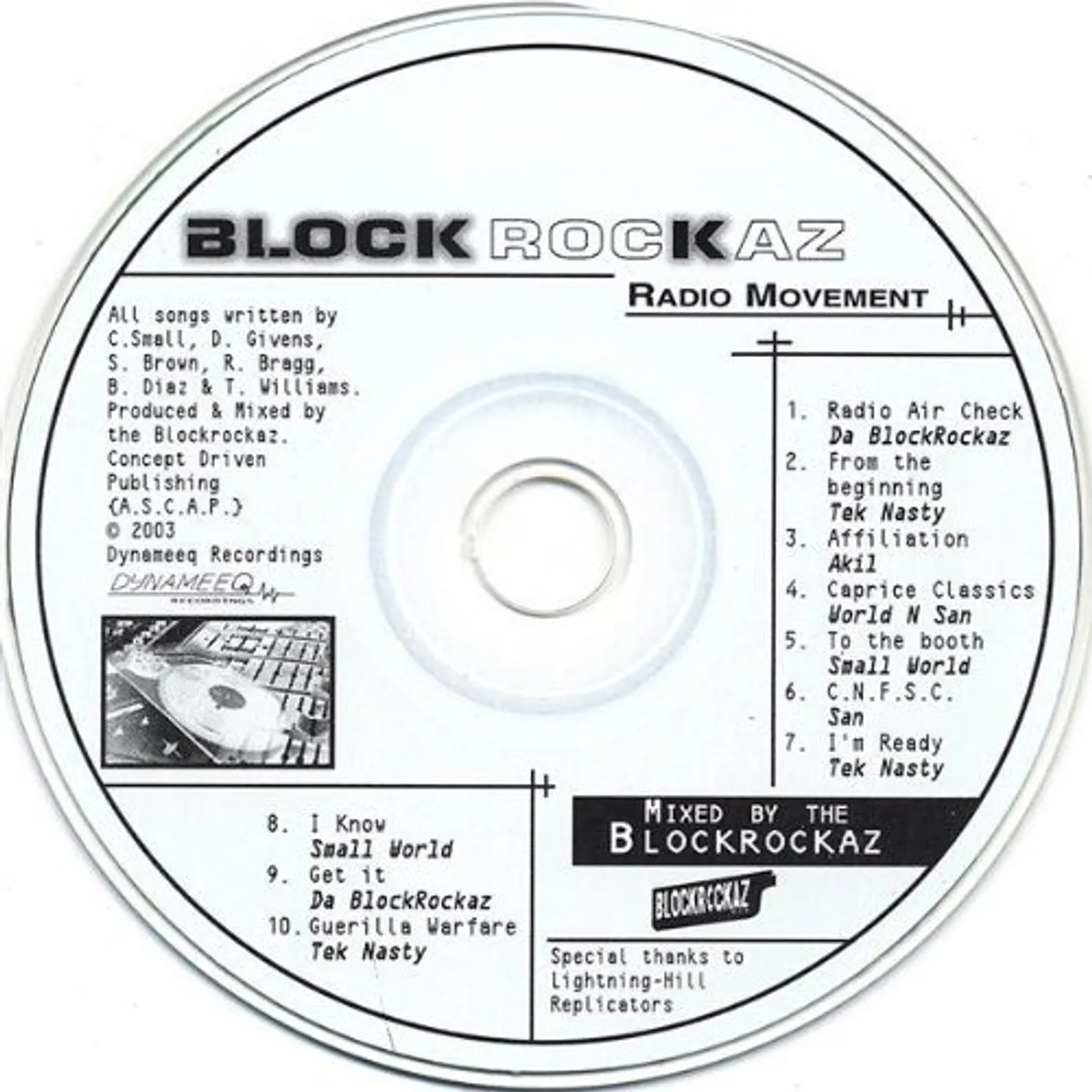 Da Blockrockaz BLOCKROCKAZ RADIO MOVMENT CD