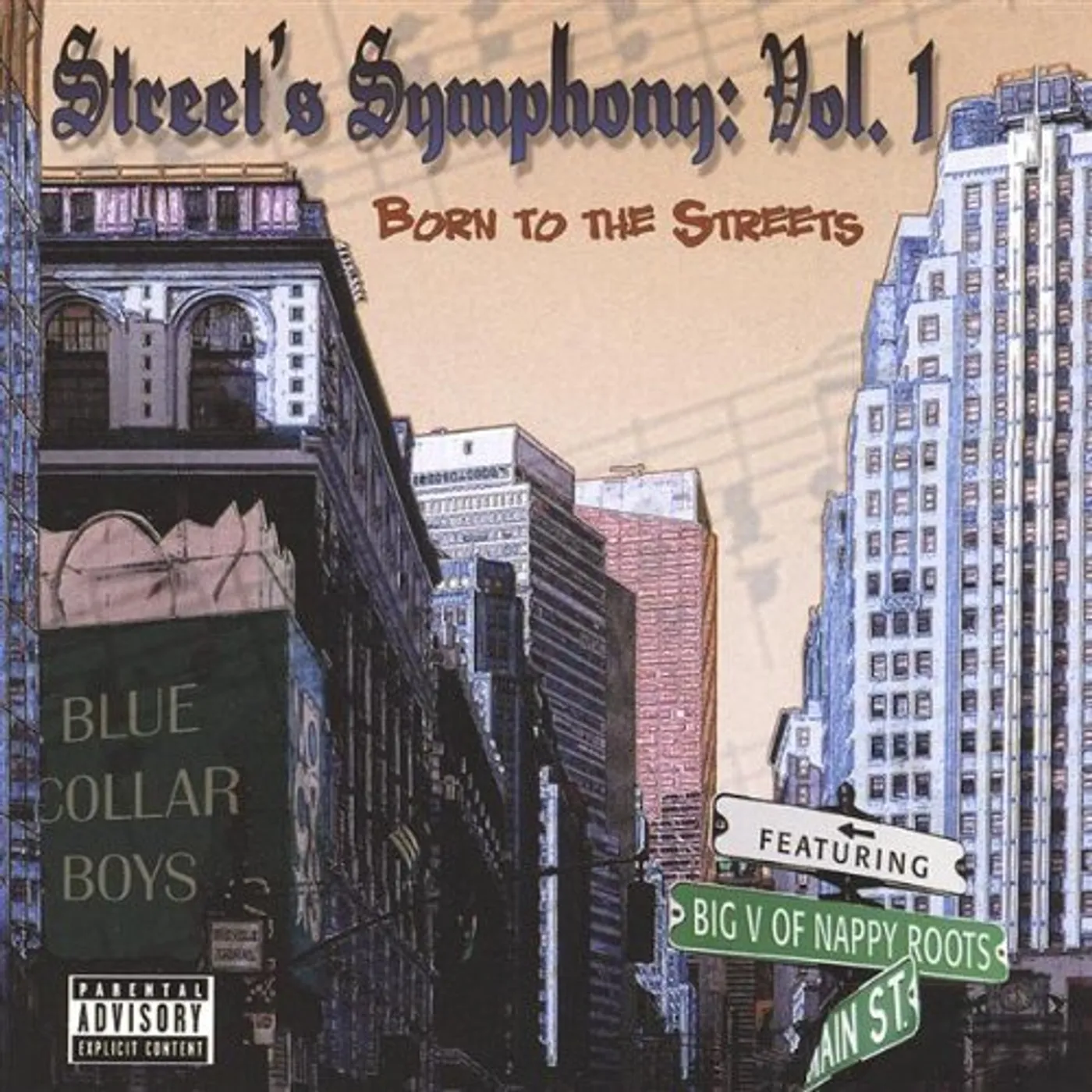 Blue Collar Boys STREETS SYMPHONY-BORN TO THE STREETS 1 CD