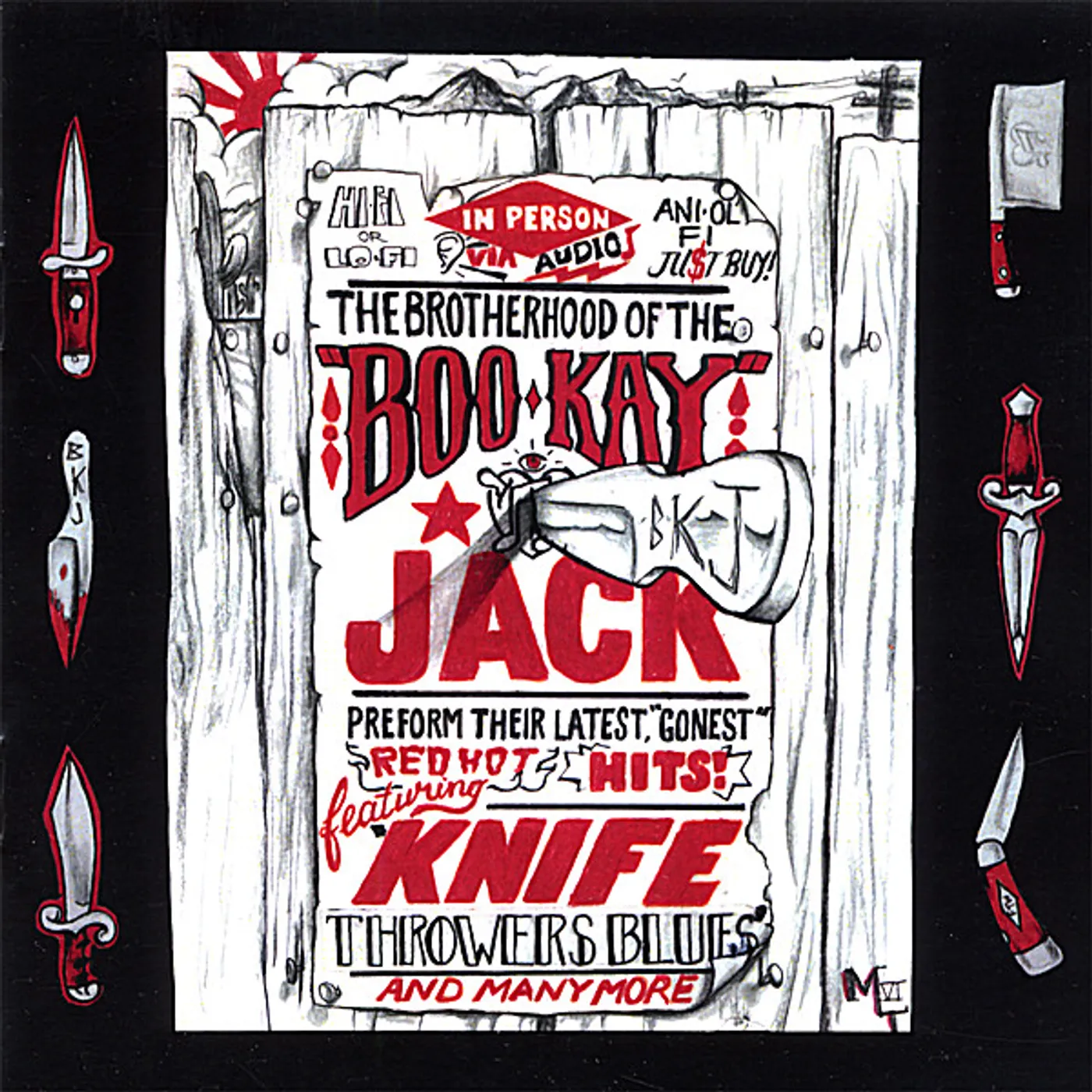Boo Kay Jack KNIFETHROWER'S BLUES CD