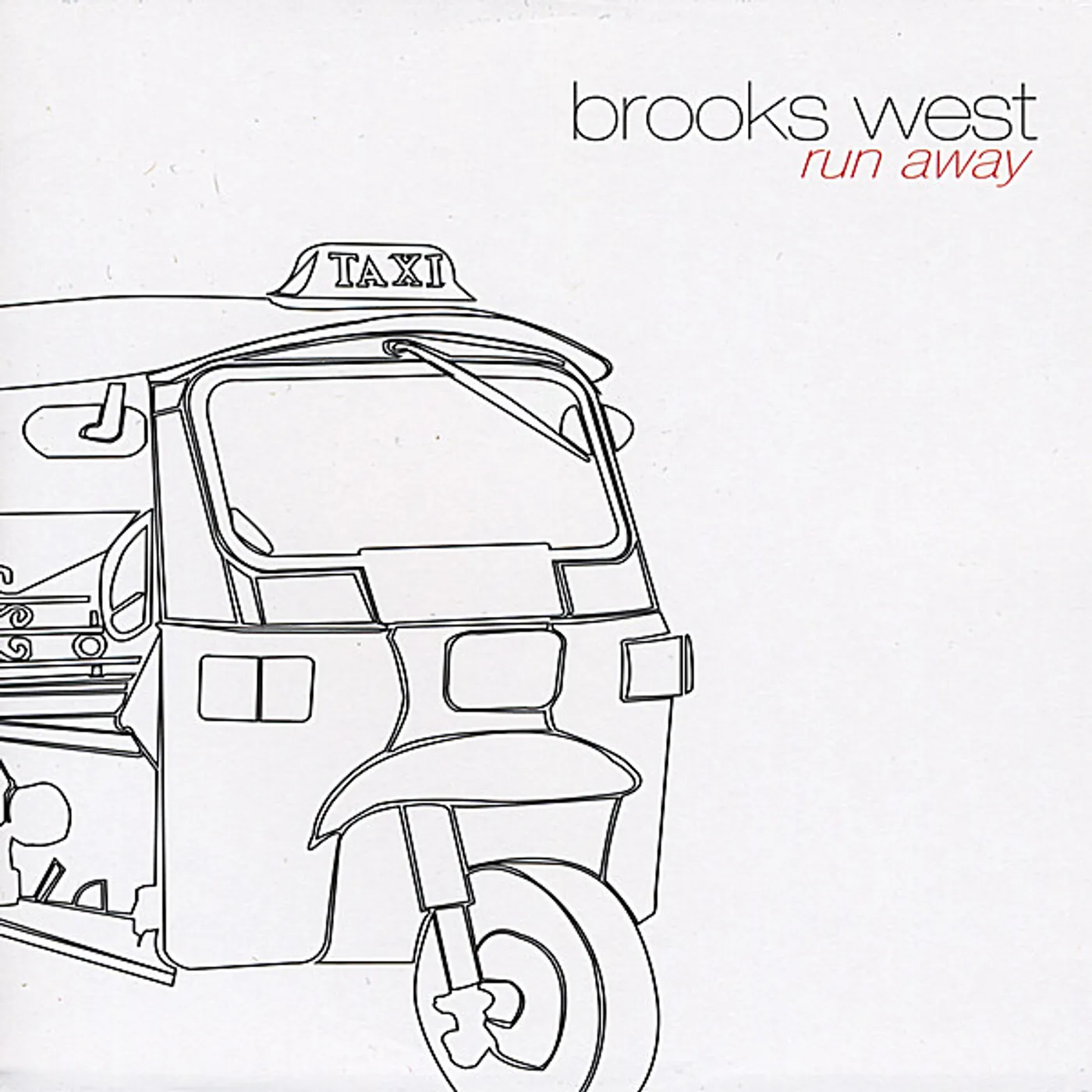 Brooks West RUN AWAY EP CD