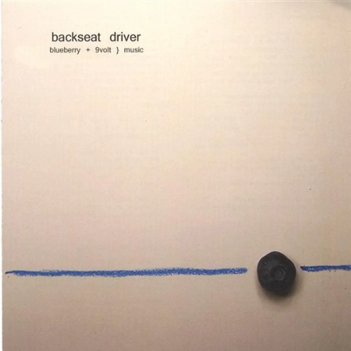 Backseat Driver BLUEBERRY 9VOLT MUSIC CD