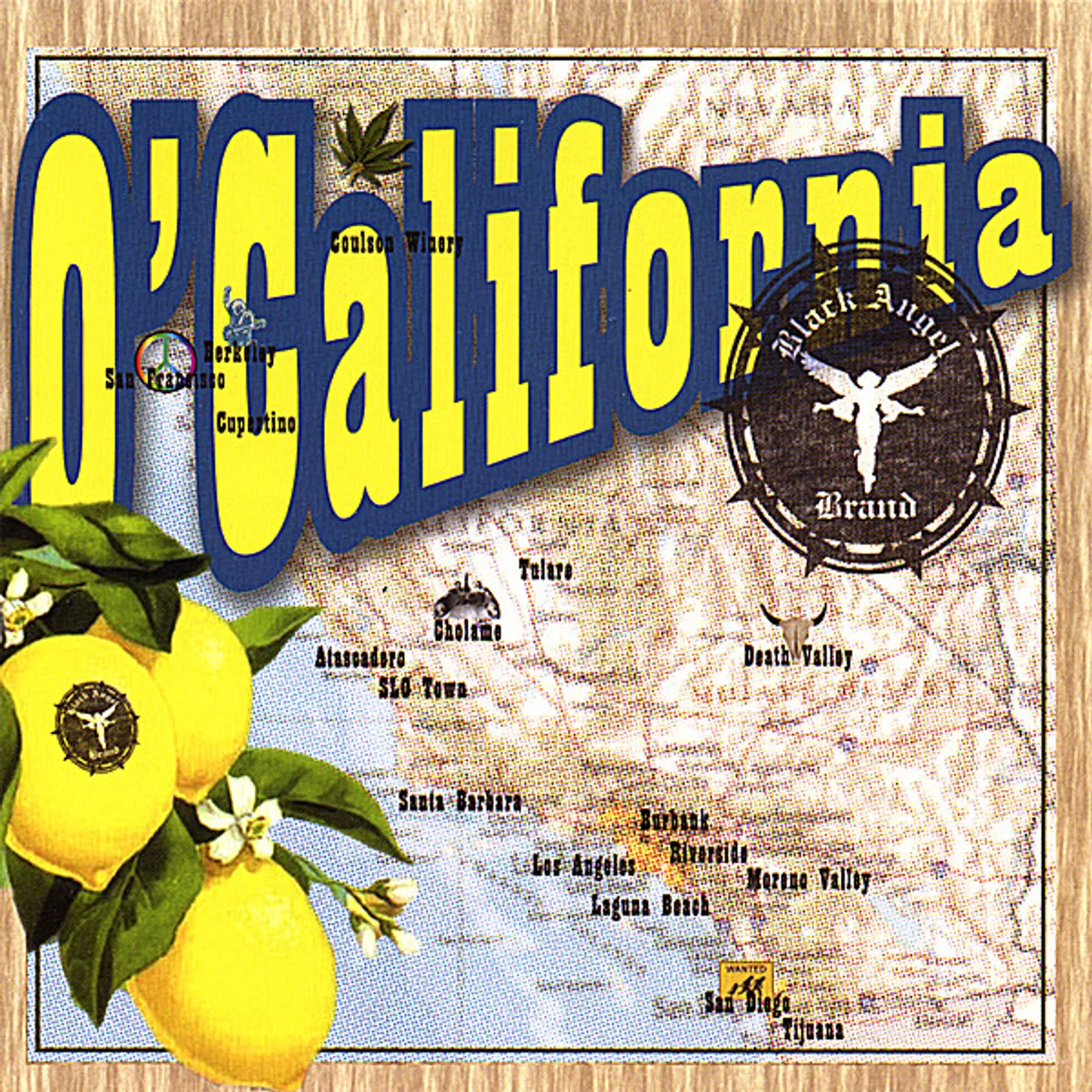 Black Angel 1412067 O' CALIFORNIA CD