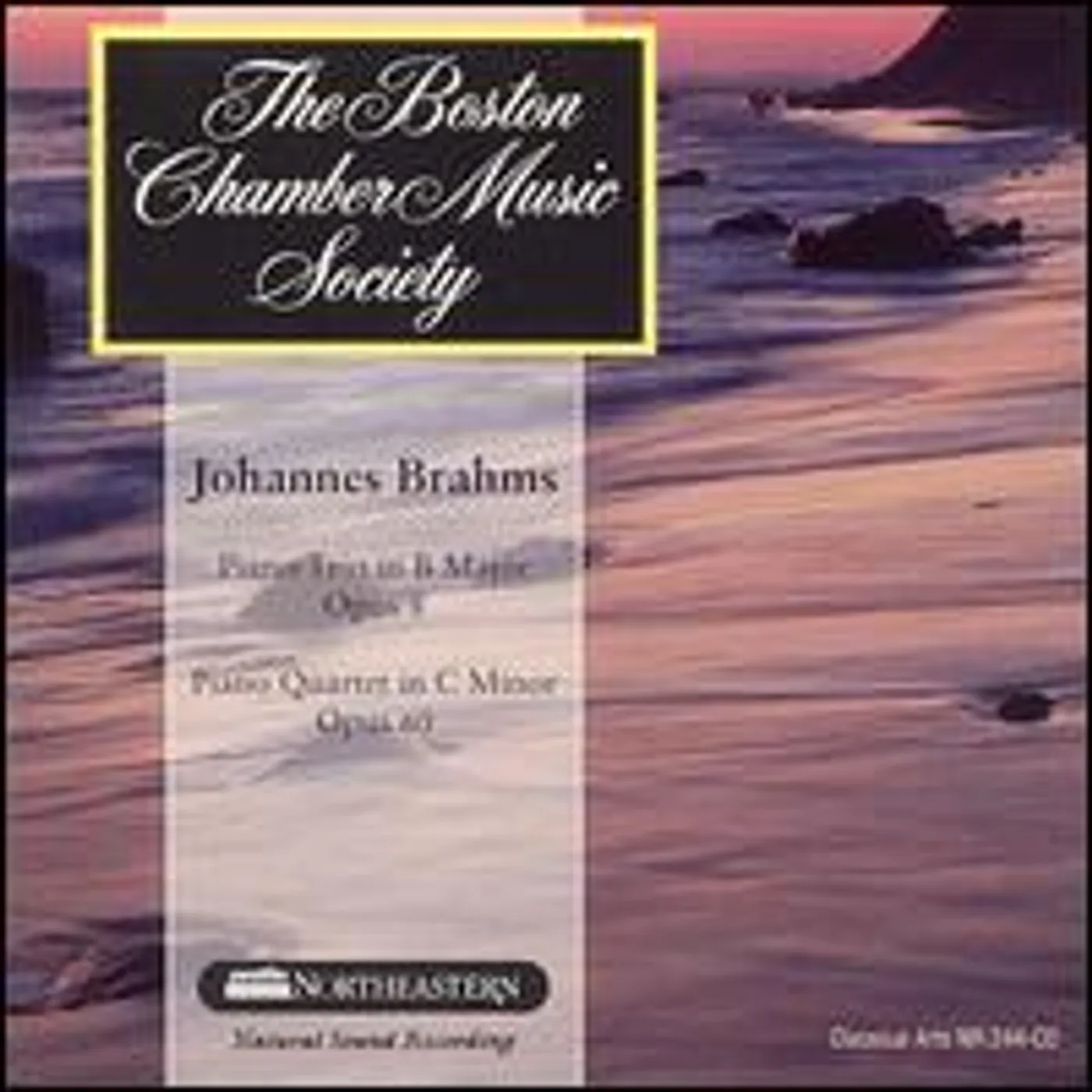Boston Chamber Music Society PIANO TRIO IN B OP. 8 CD