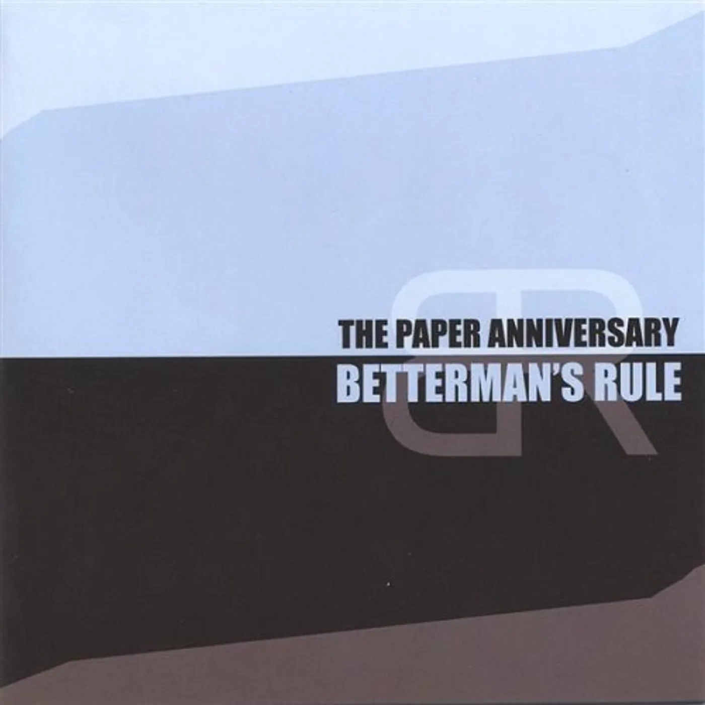 Betterman's Rule PAPER ANNIVERSARY CD