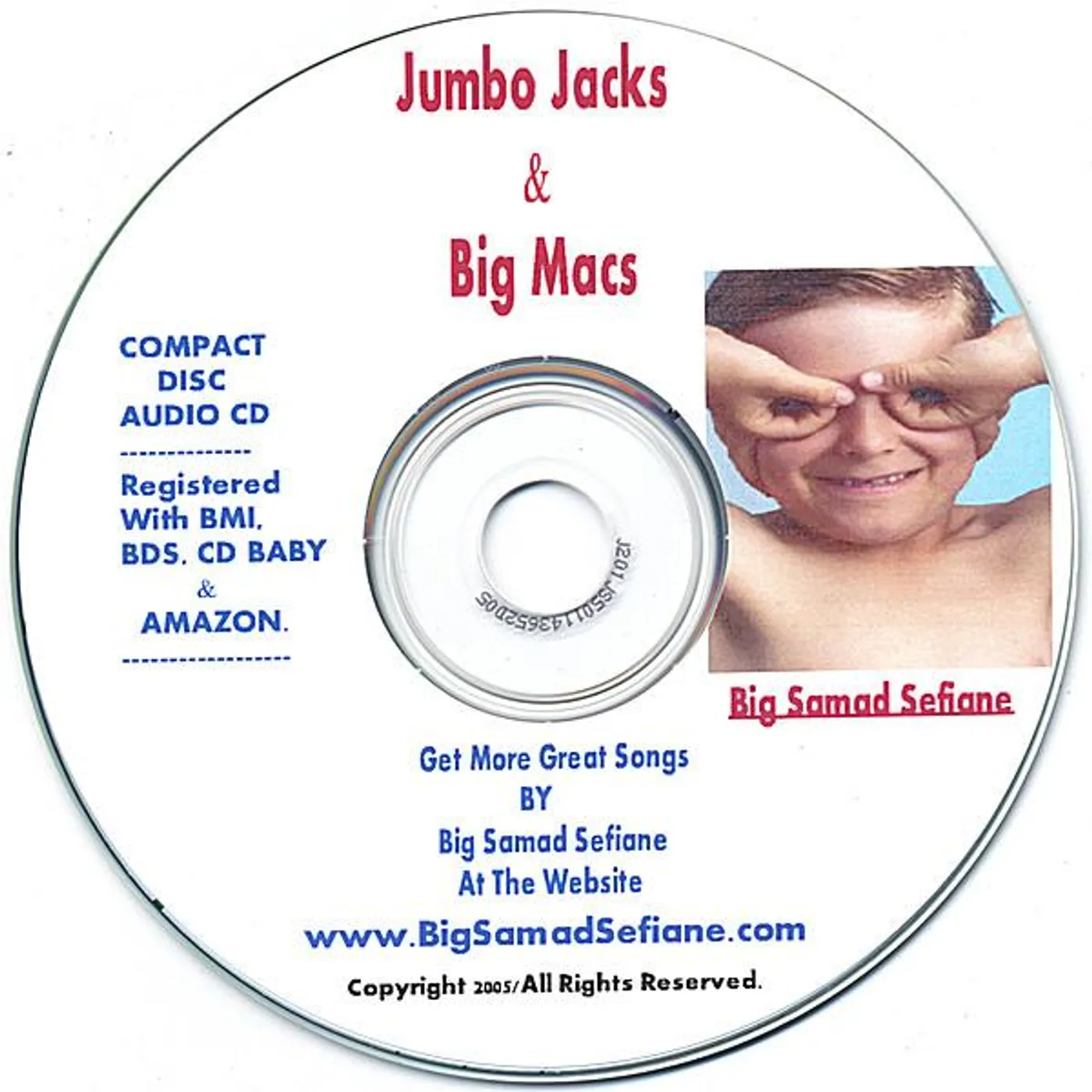 Big Samad Sefiane JUMBO JACKS & BIG MACS CD