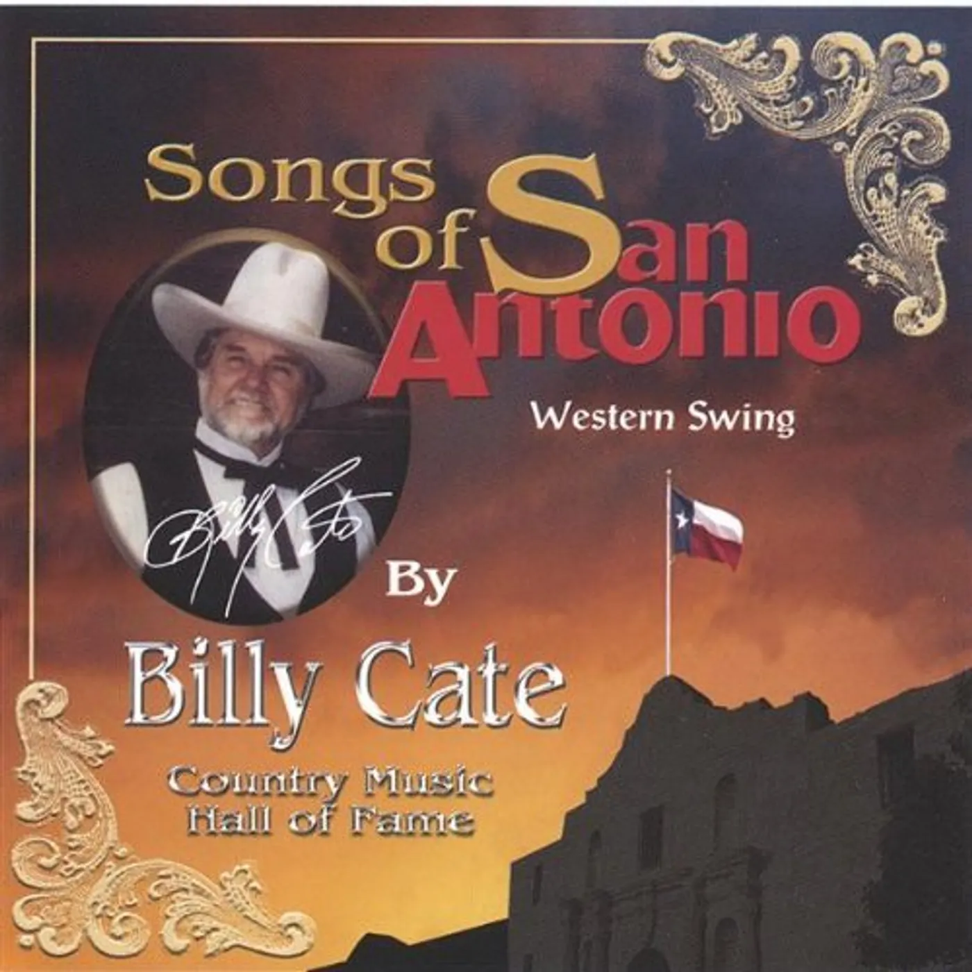 Billy Cate SONGS OF SAN ANTONIO CD