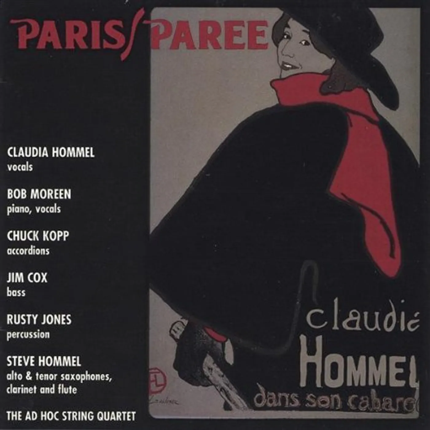 PARIS/PAREE: CLAUDIA HOMMEL DANS SON CABARET CD