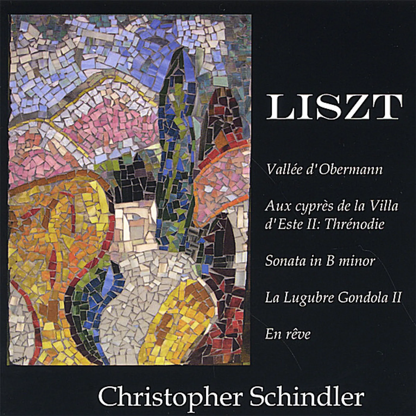 Christopher Schindler LISZT PIANO WORKS CD