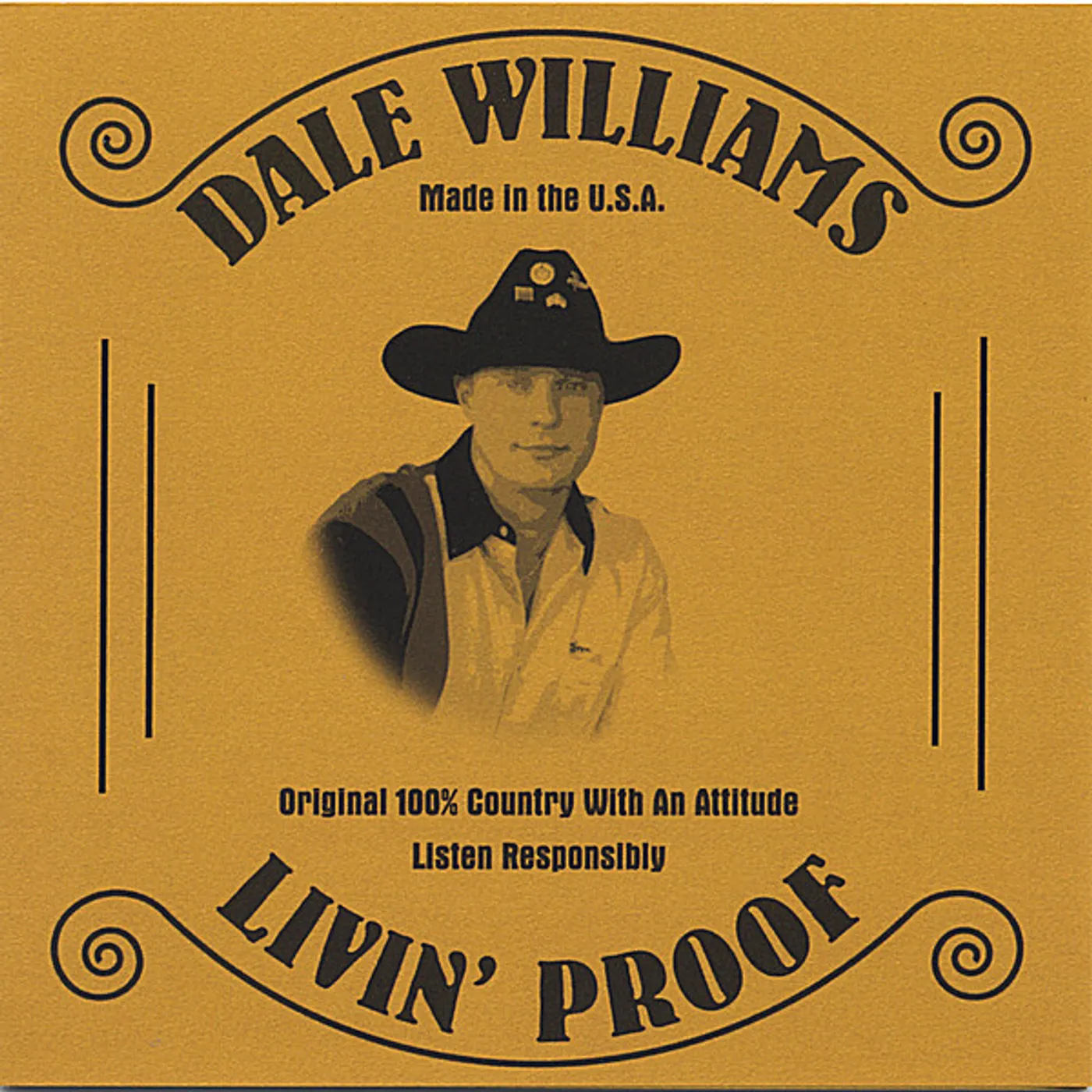 Dale Williams LIVIN' PROOF CD