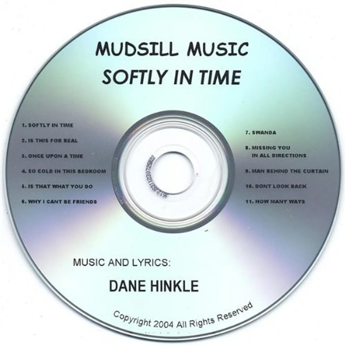 Dane Hinkle SOFTLY IN TIME CD
