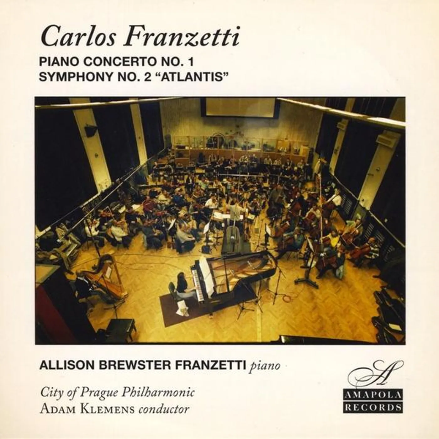 Carlos Franzetti PNO CON 1/SYM 2 ATLANTIS CD