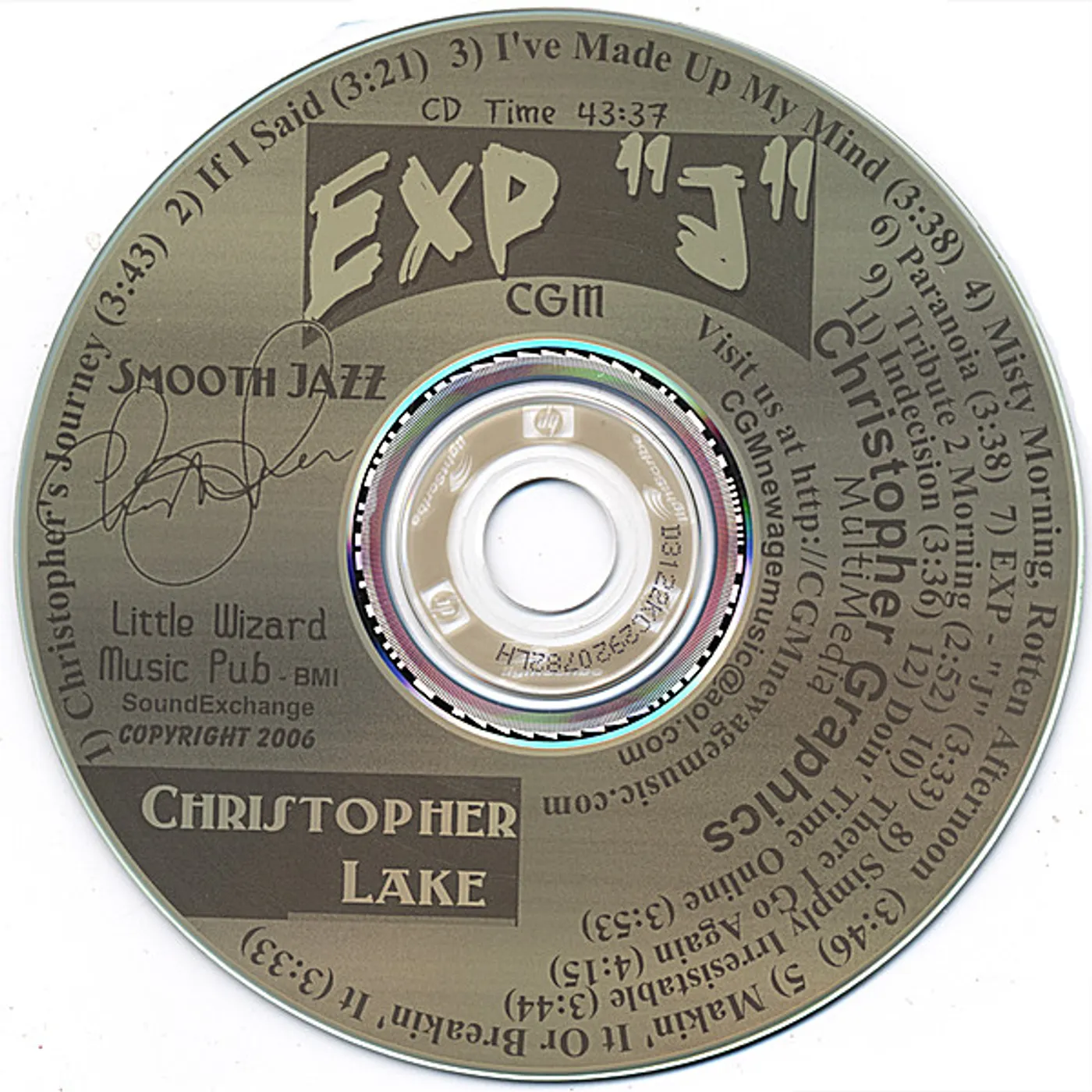 Christopher Lake EXP-J CD