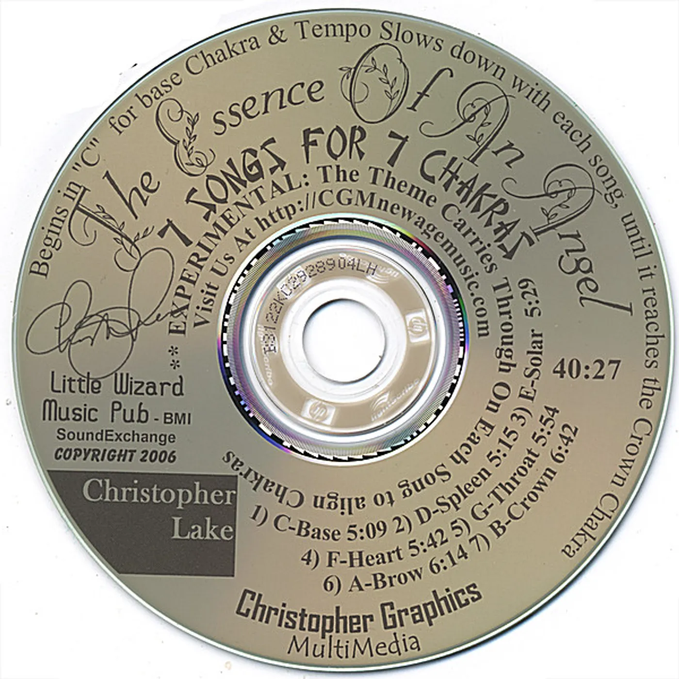 Christopher Lake ESSENCE OF AN ANGEL CD