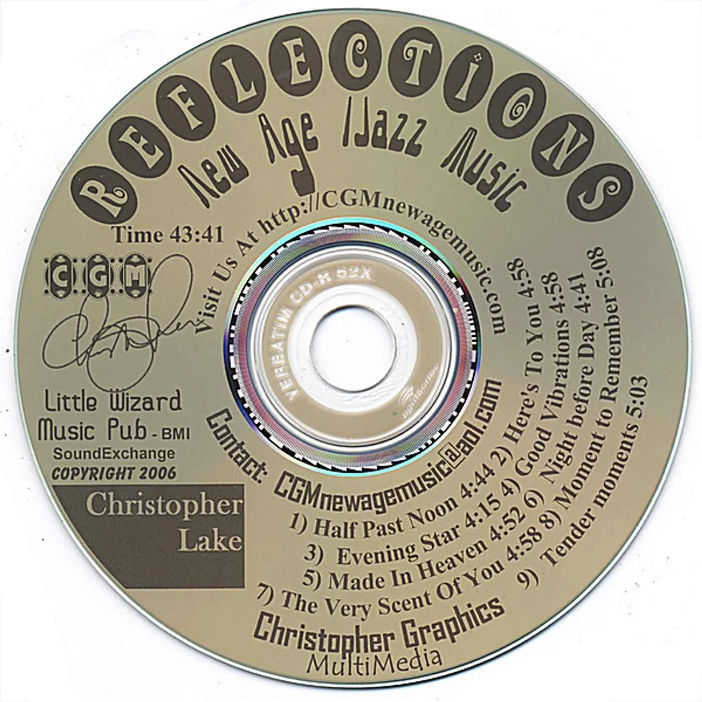Christopher Lake REFLECTIONS CD