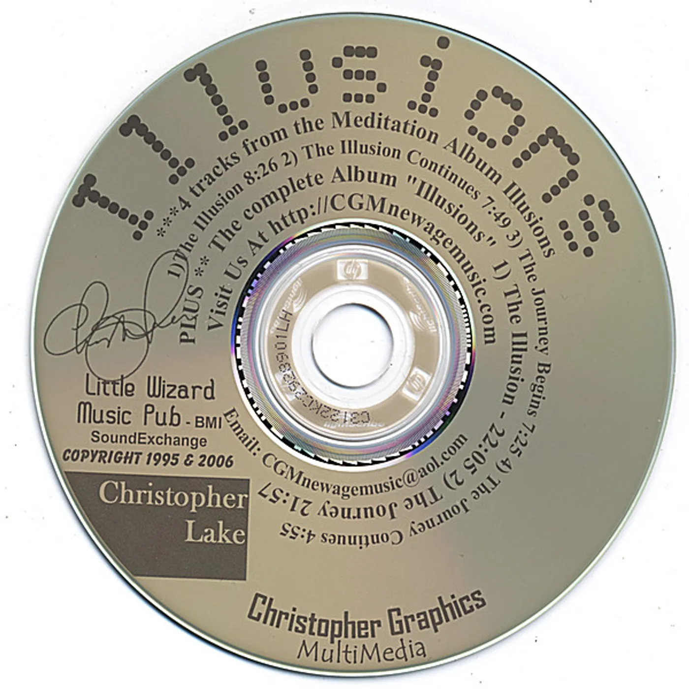 Christopher Lake ILLUSIONS CD