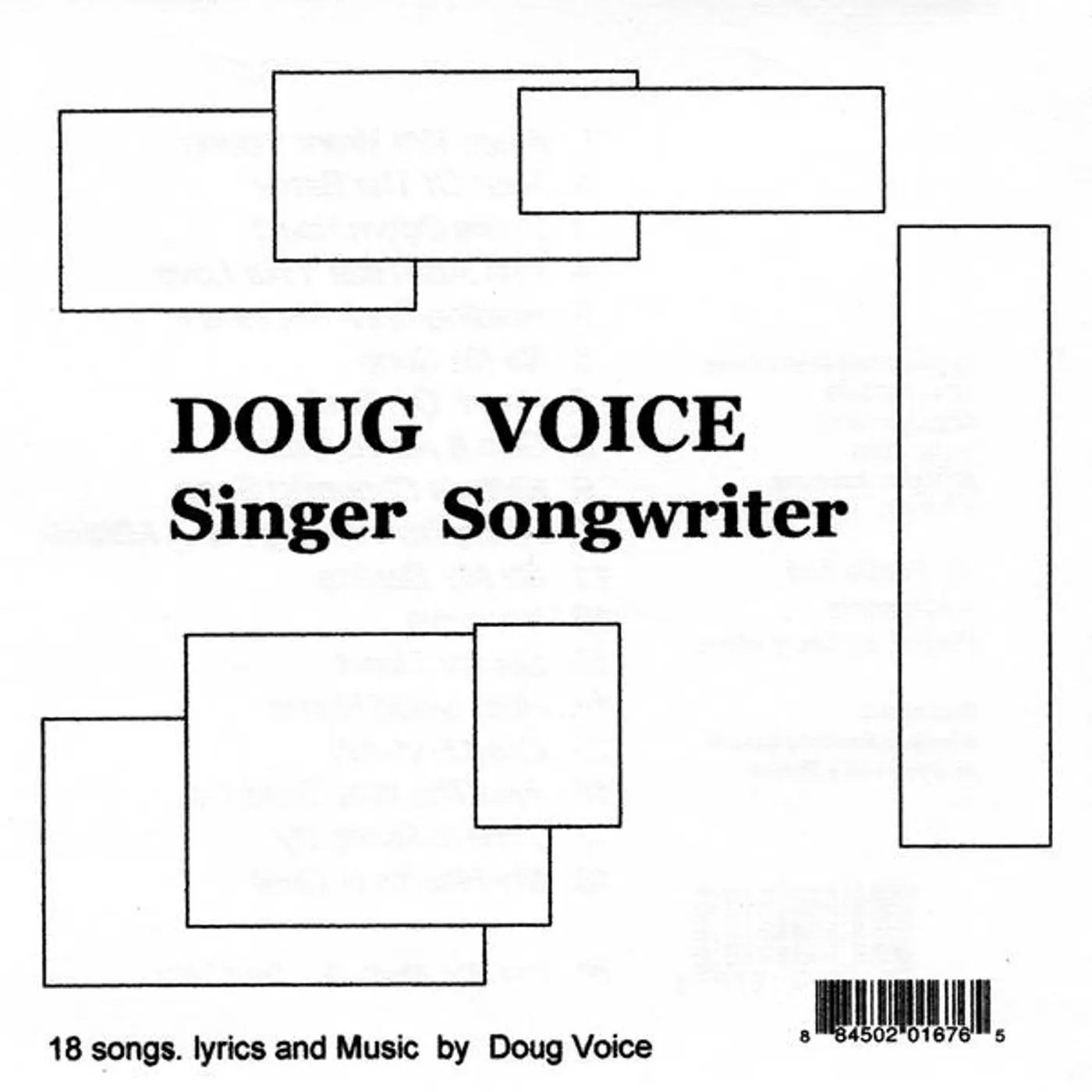 Doug Voice SINGER SONGWRITER CD