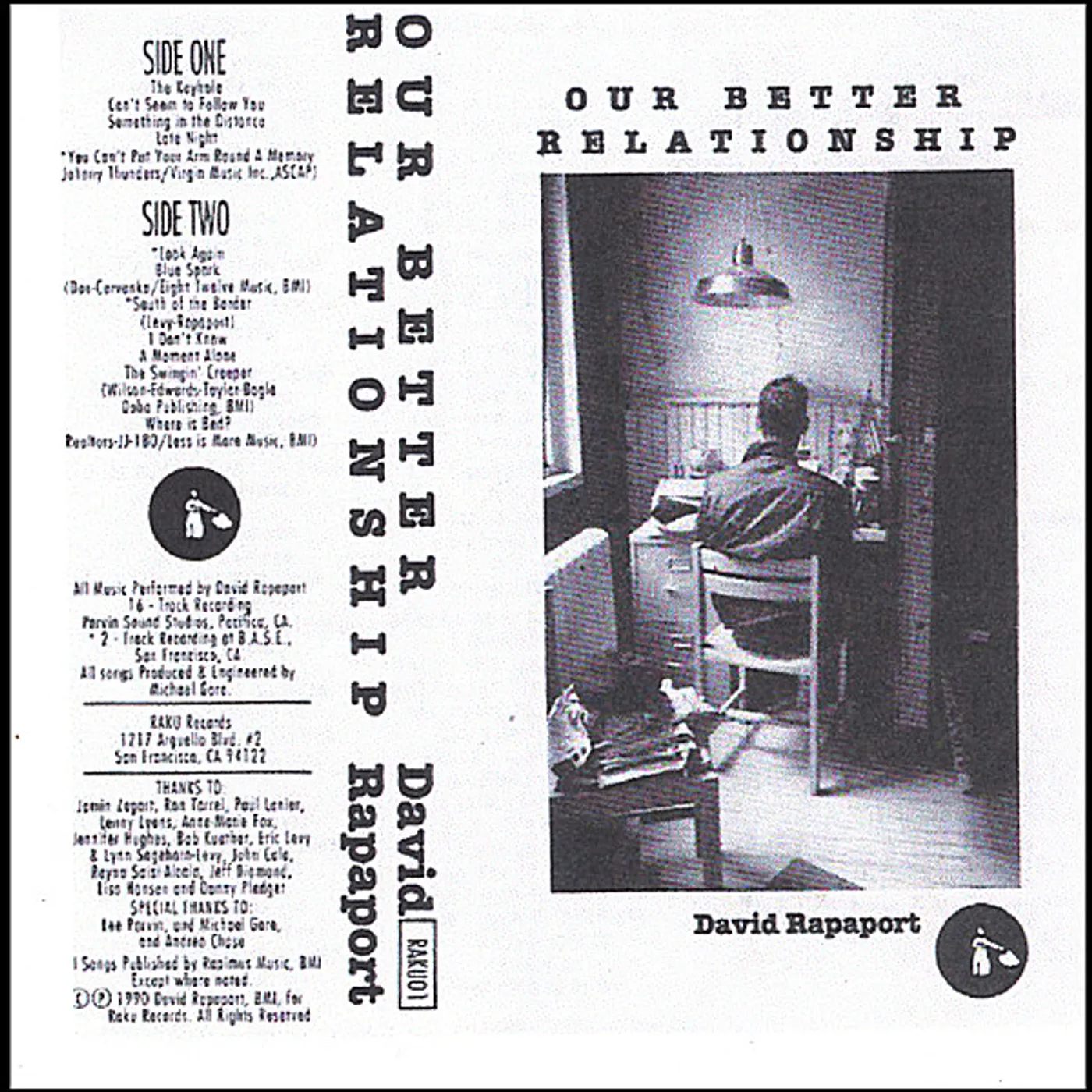 David Rapaport OUR BETTER RELATIONSHIP CD