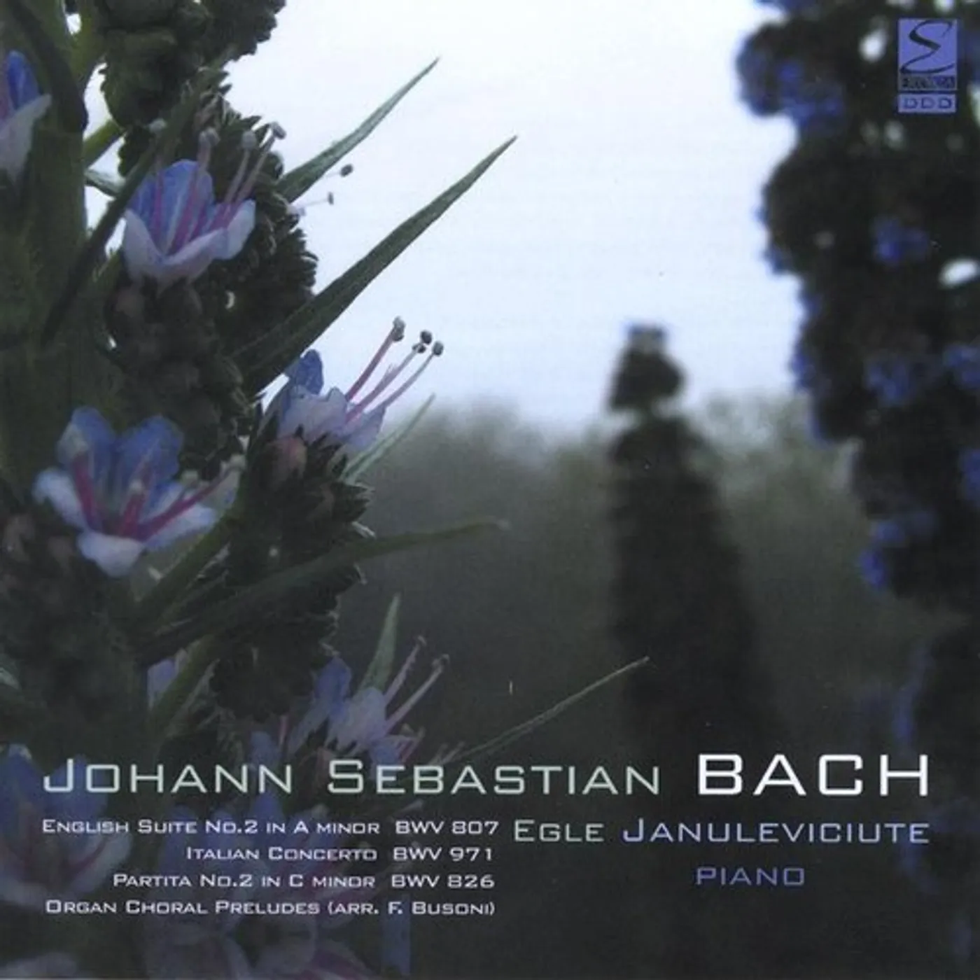 J.S. Bach ENGLISH SUITE 2/ITALIAN CON/PARTITA 2/ORGAN CHORAL CD