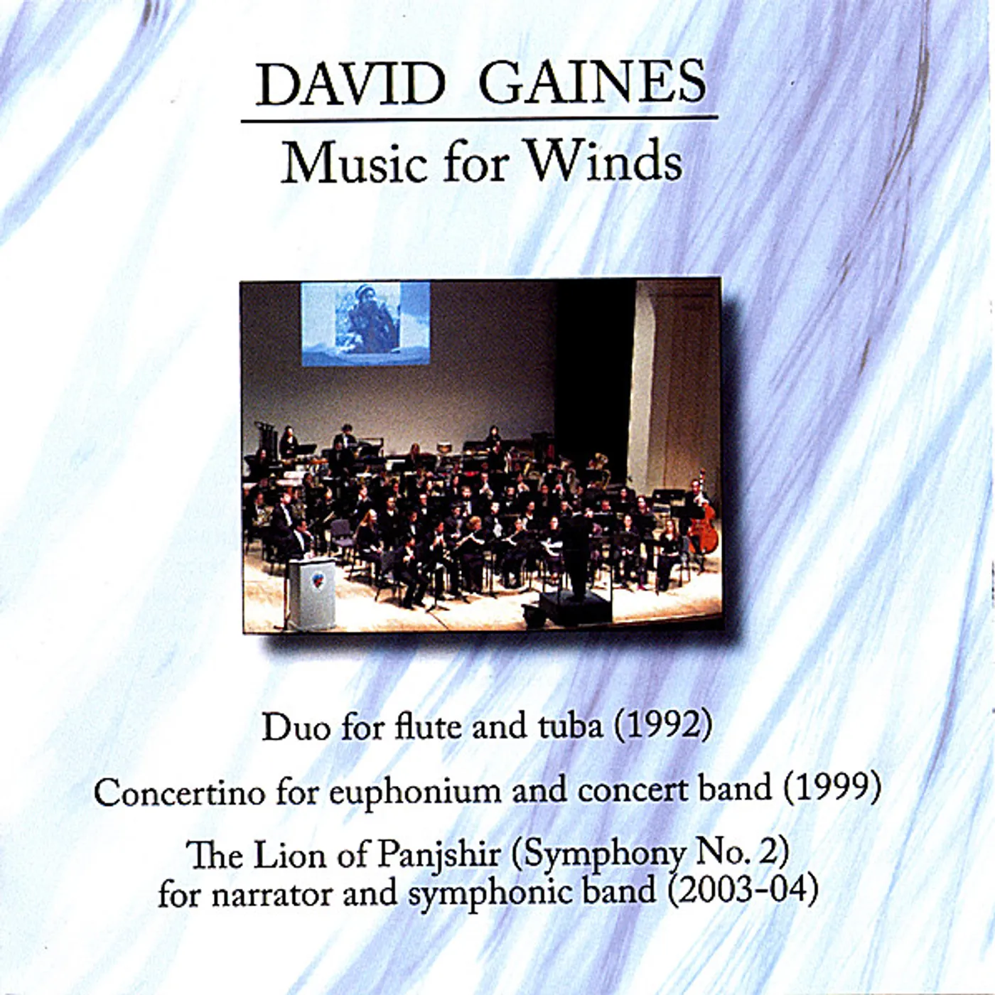 David Gaines MUSIC FOR WINDS CD