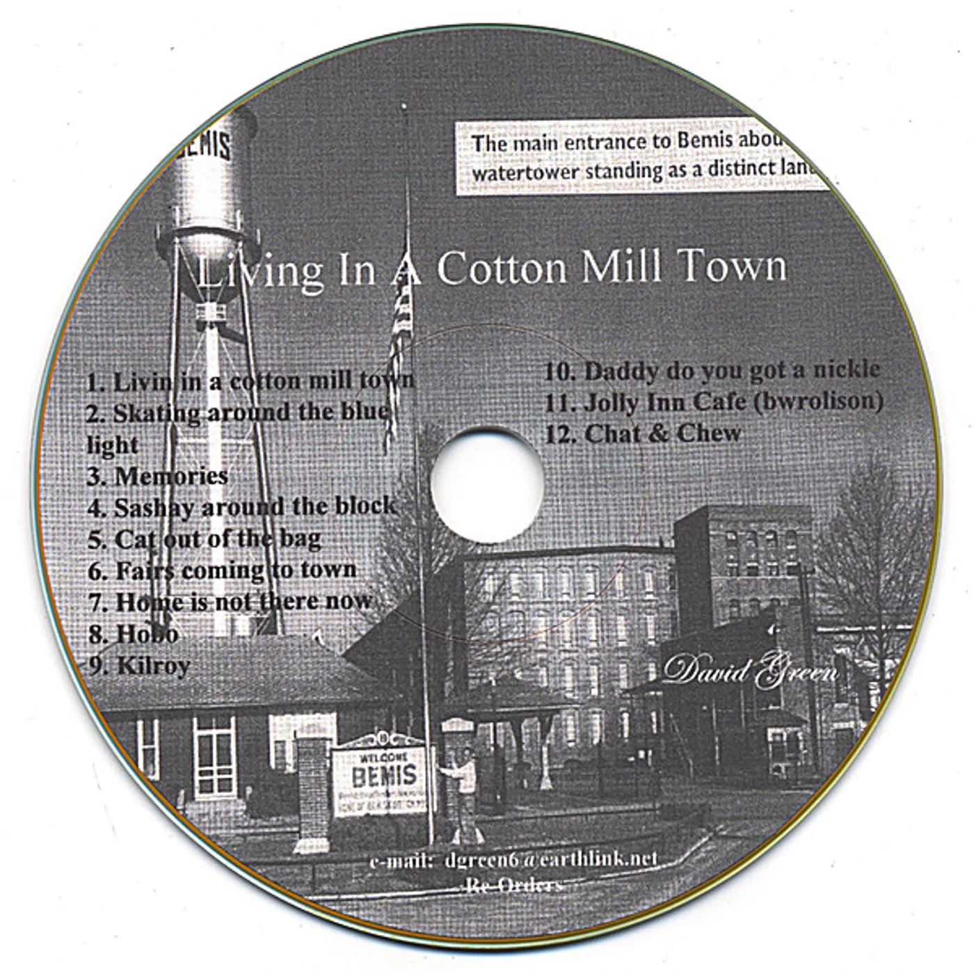 David Green LIVING IN A COTTON MILL TOWN CD