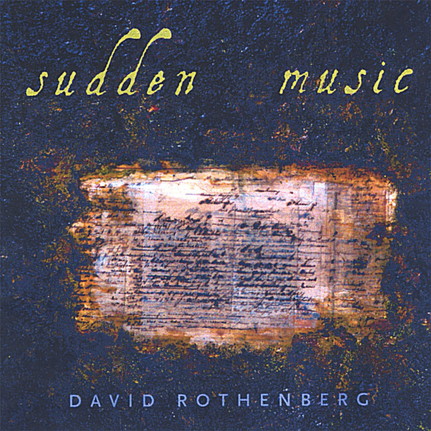 David Rothenberg SUDDEN MUSIC CD