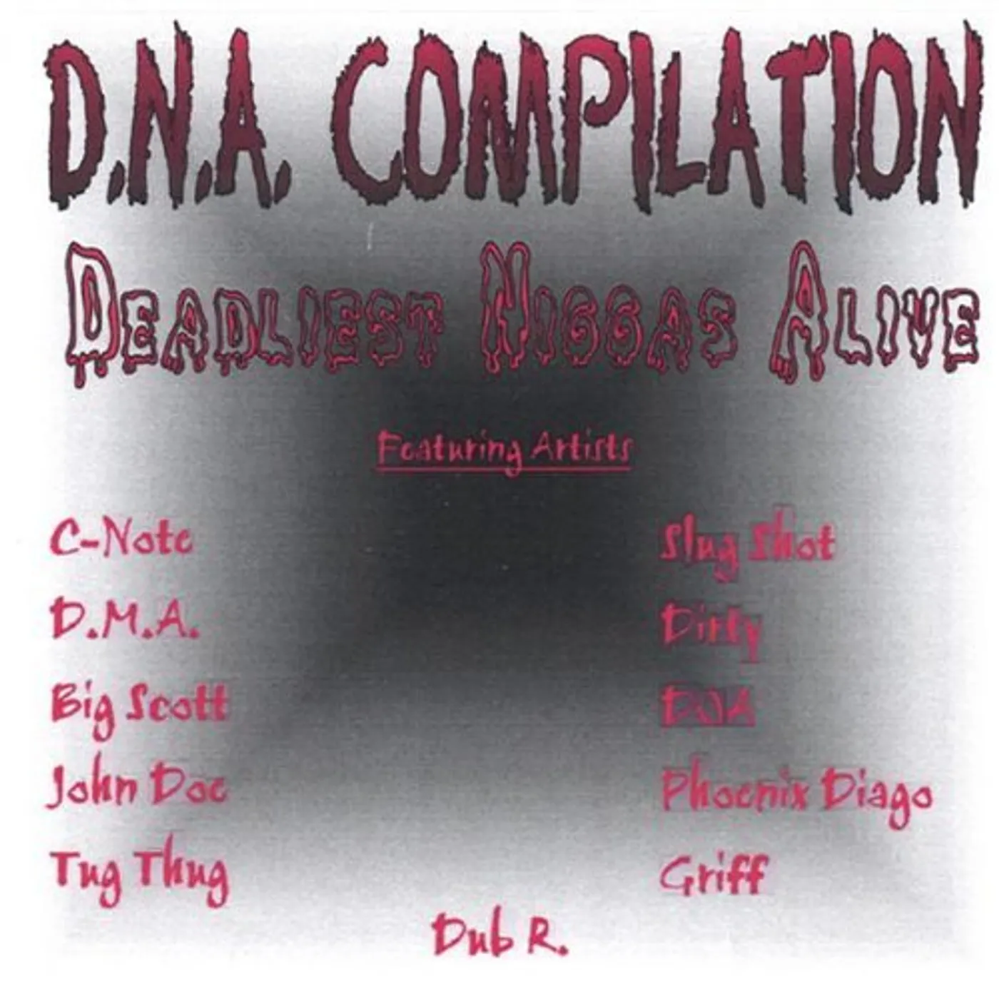 Deadliest Niggas Alive DNA COMPLIATION CD
