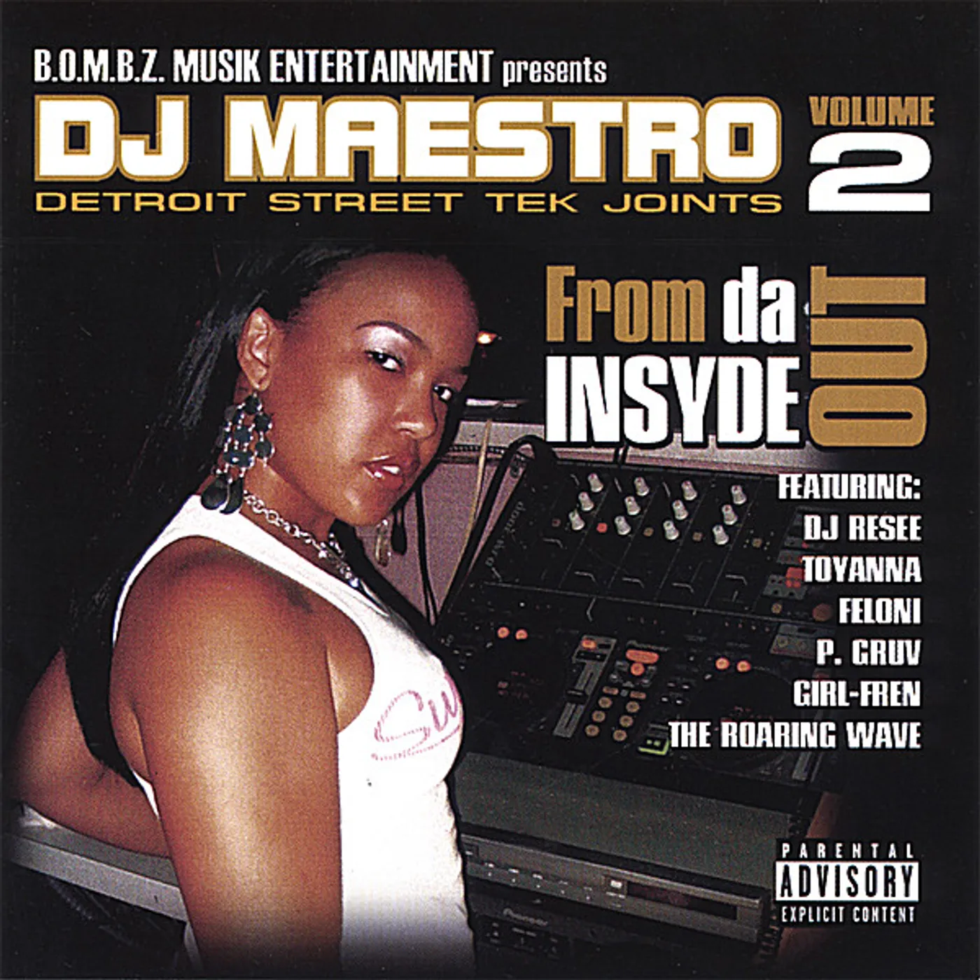 DJ Maestro DETROIT STREET TEK JOINTS-FROM DA INSYDE OU 2 CD
