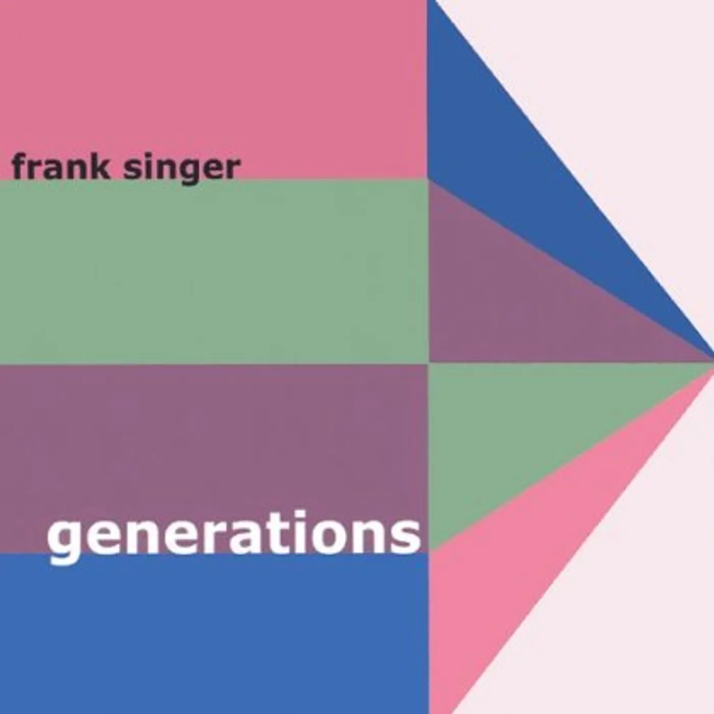 Frank Singer GENERATIONS STRING QUARTET CD