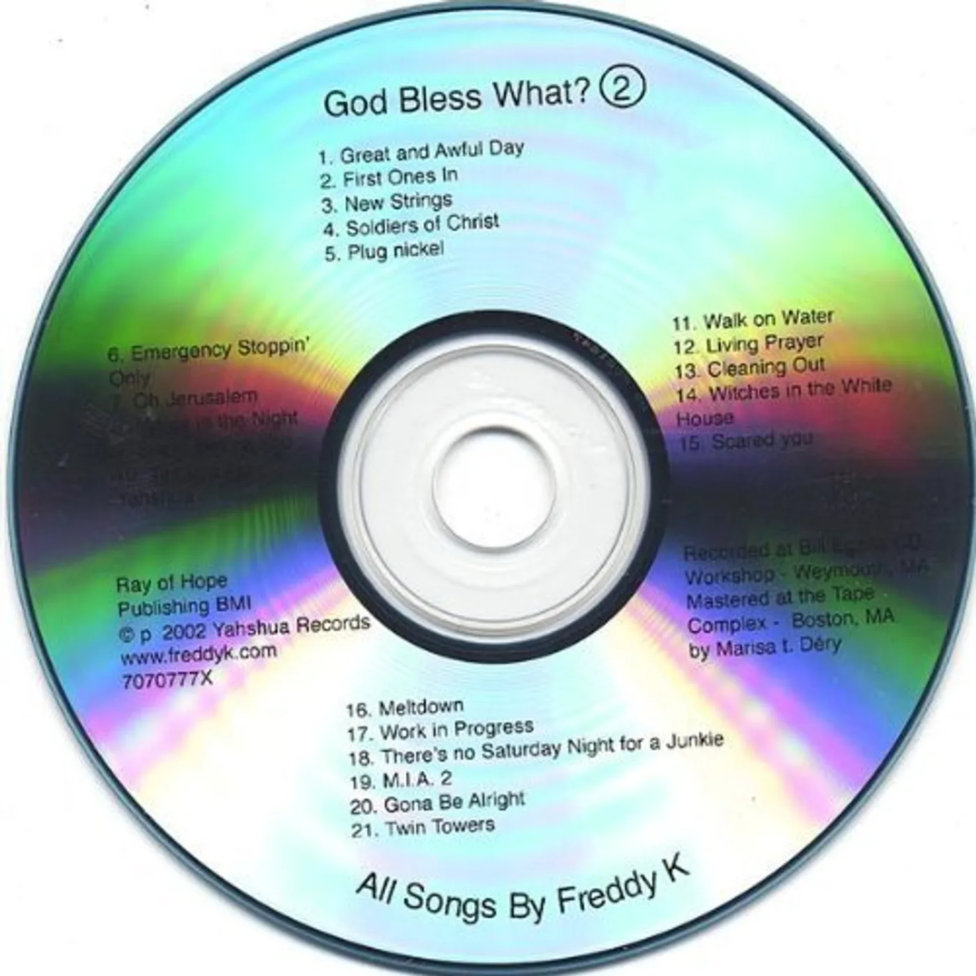 Freddy K GOD BLESS WHAT? 2 CD