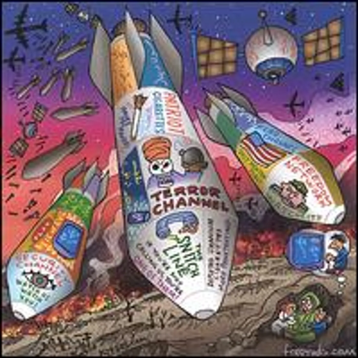 Free Radicals AERIAL BOMBARDMENT CD