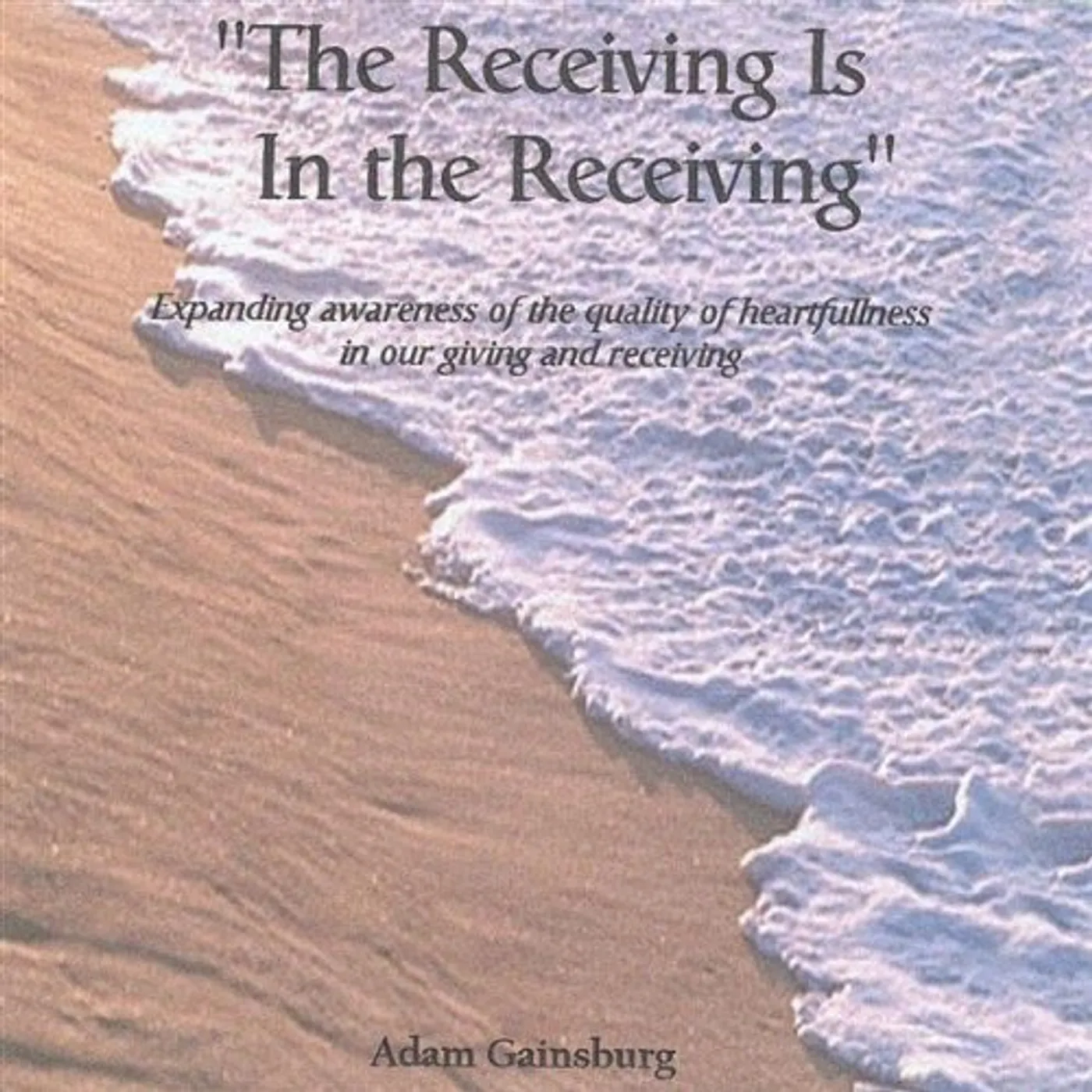 Adam Gainsburg RECEIVING IS IN THE RECEIVING CD