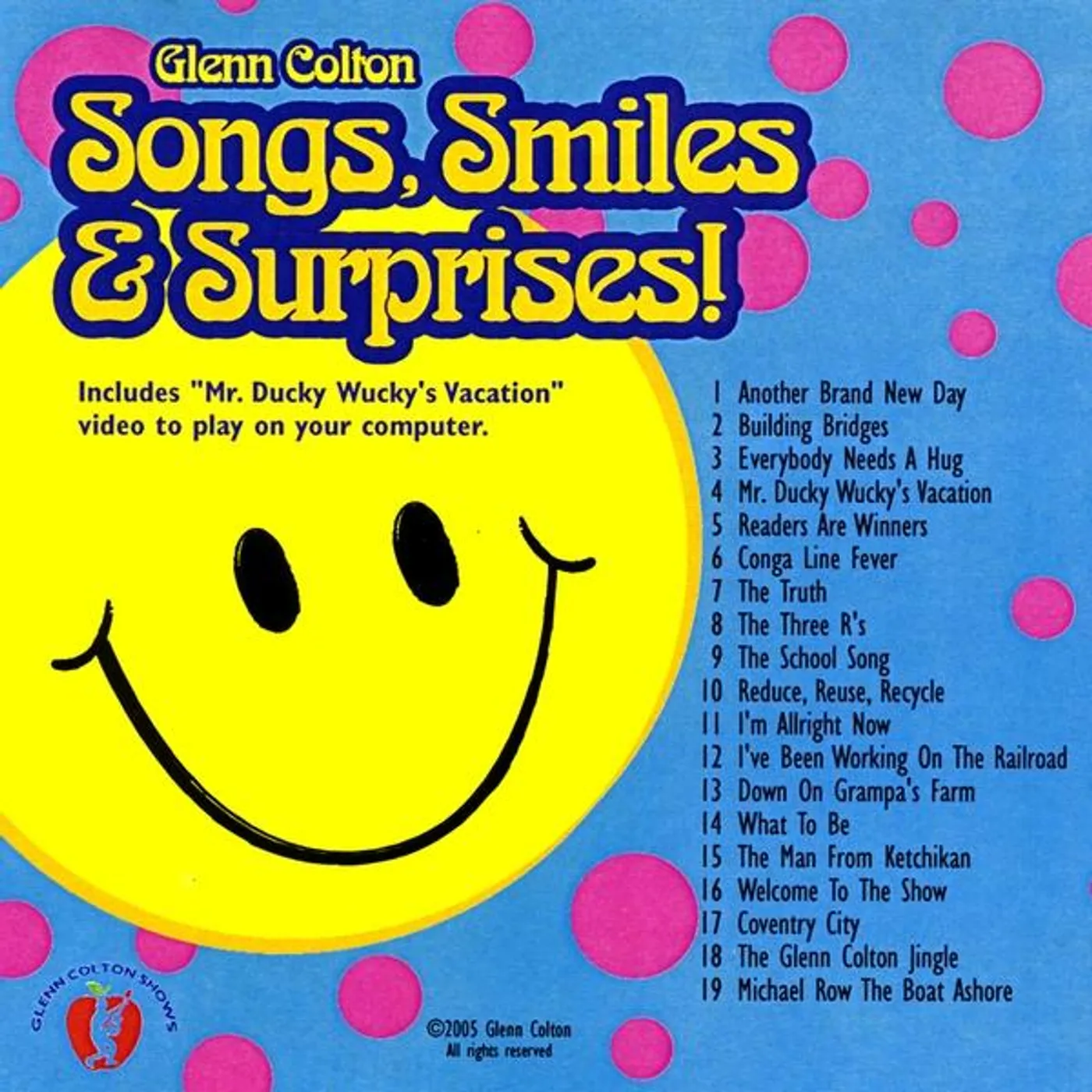 Glenn Colton SONGS SMILES & SURPRISES CD