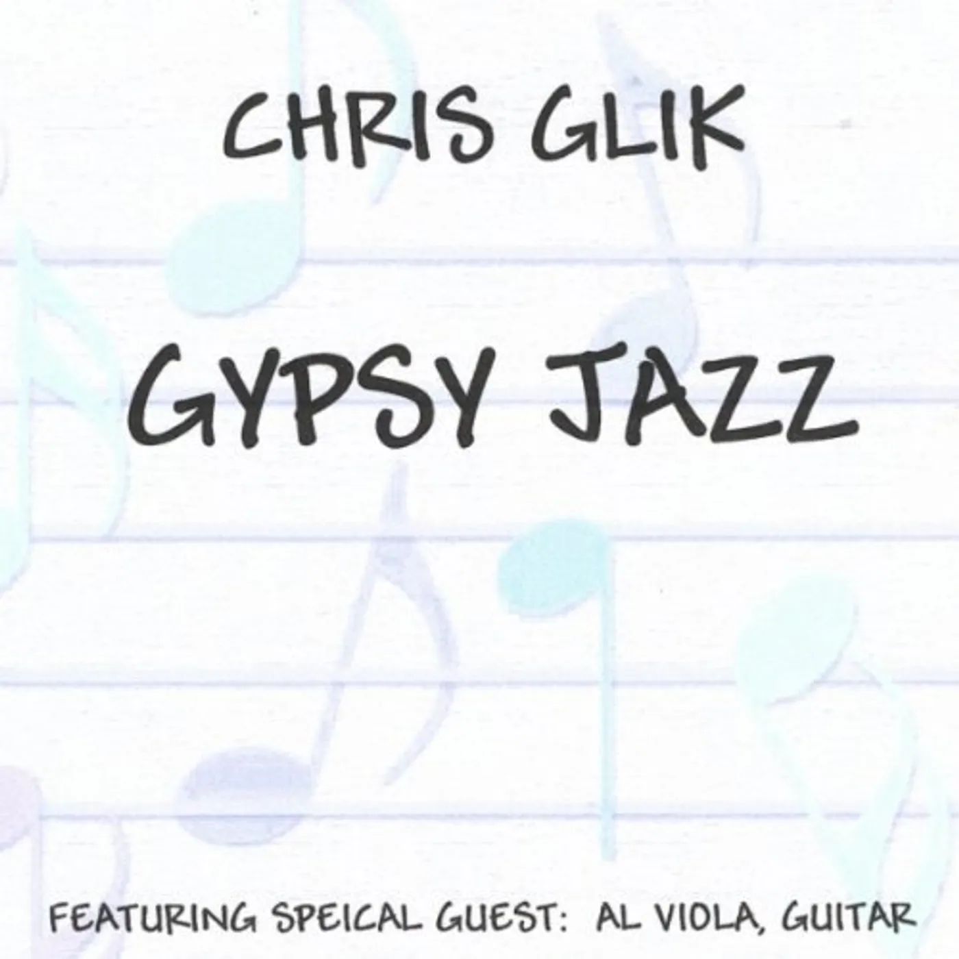 Chris Glik GYPSY JAZZ CD