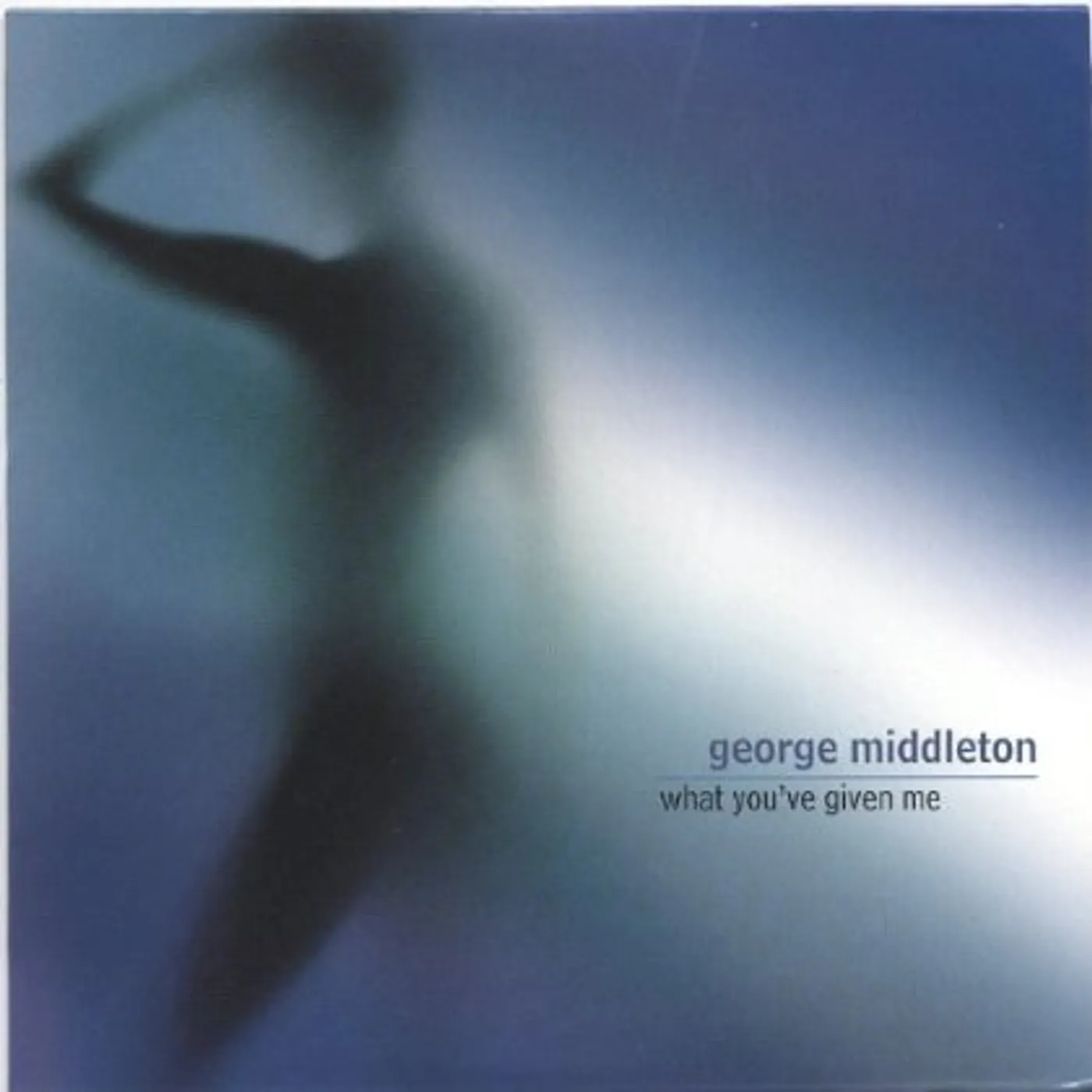 George Middleton WHAT YOU'VE GIVEN ME CD