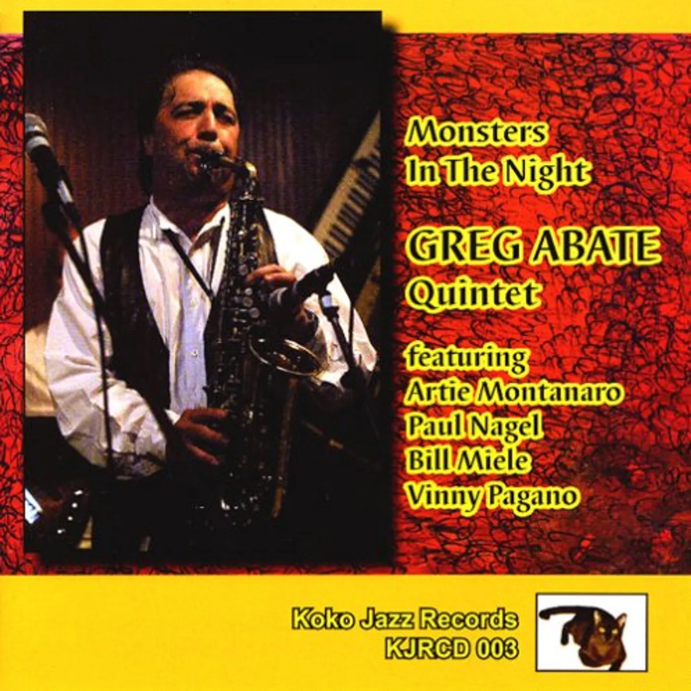 Greg Abate MONSTERS IN THE NIGHT CD