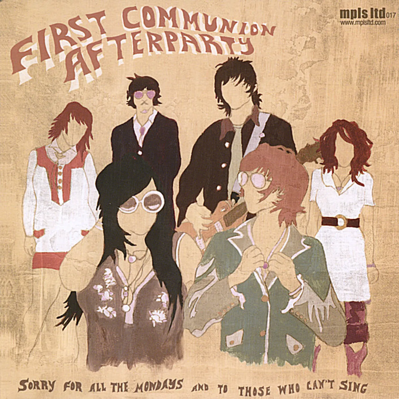 First Communion Afterparty SORRY FOR ALL THE MONDAYS & TO THOSE WHO CAN'T SIN CD