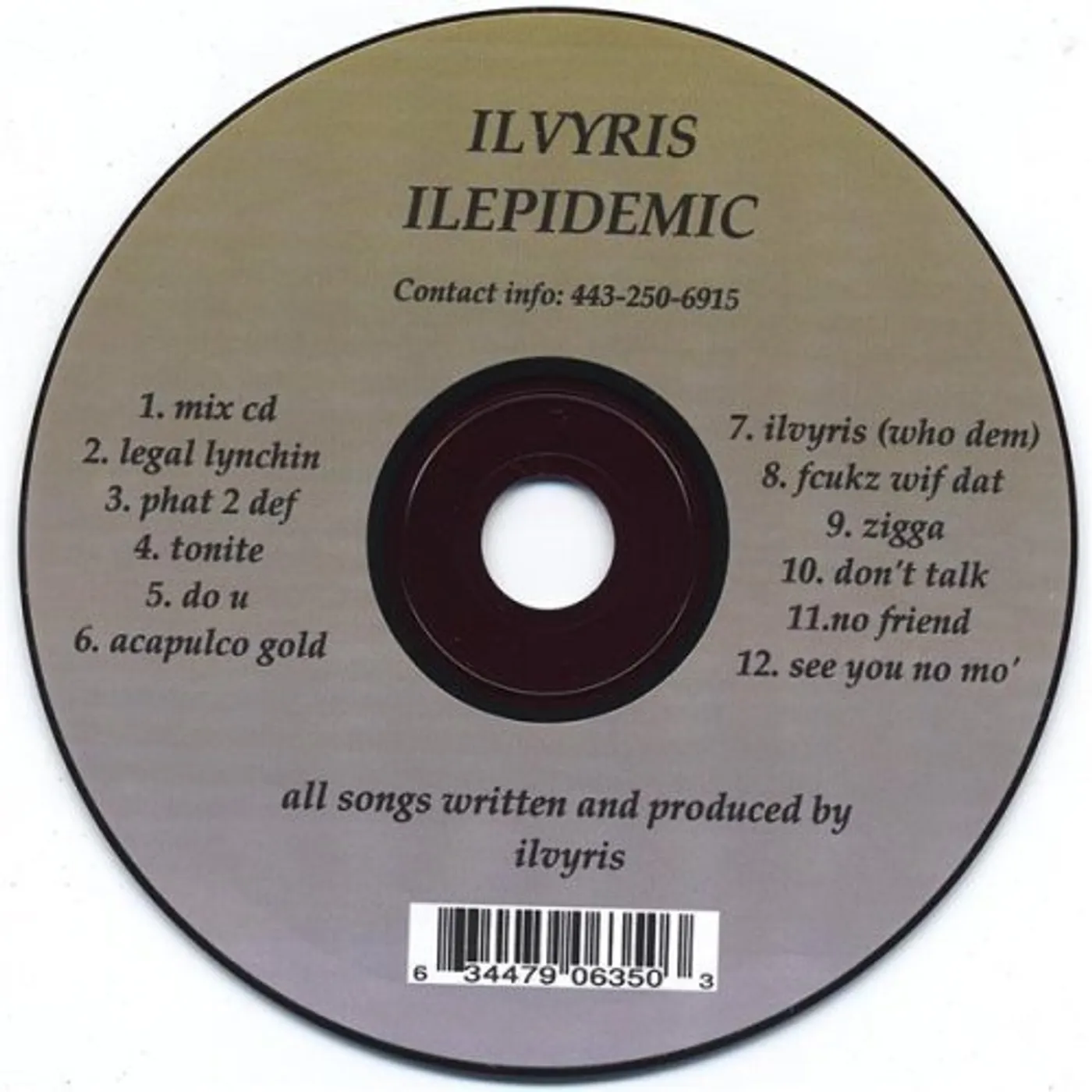 Ilvyris ILEPIDEMIC CD
