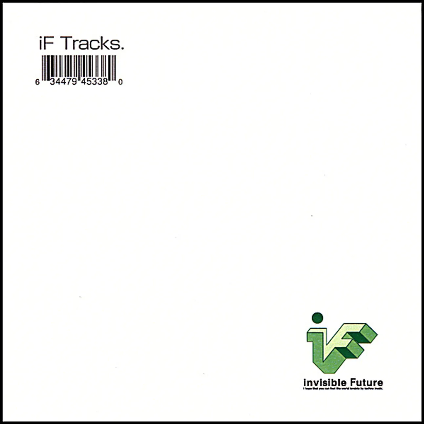 invisible Future IF TRACKS. CD