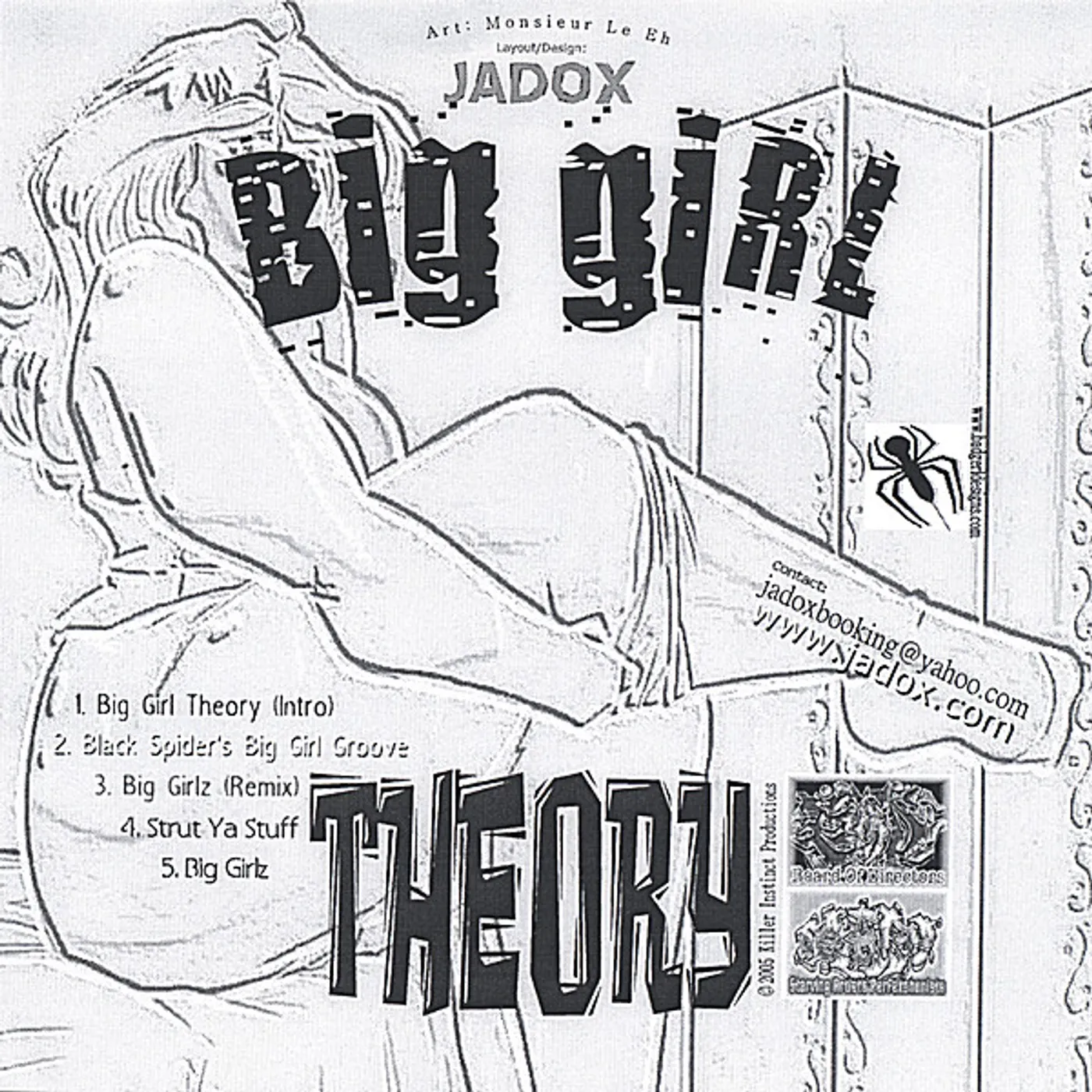Jadox BIG GIRL THEORY EP CD