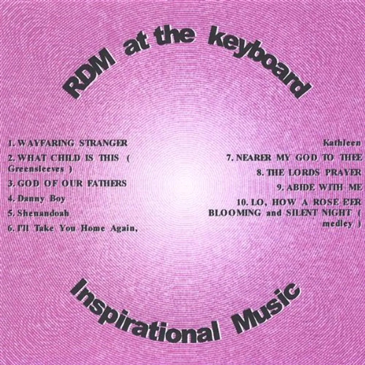 Rdm INSPIRATIONAL MUSIC CD